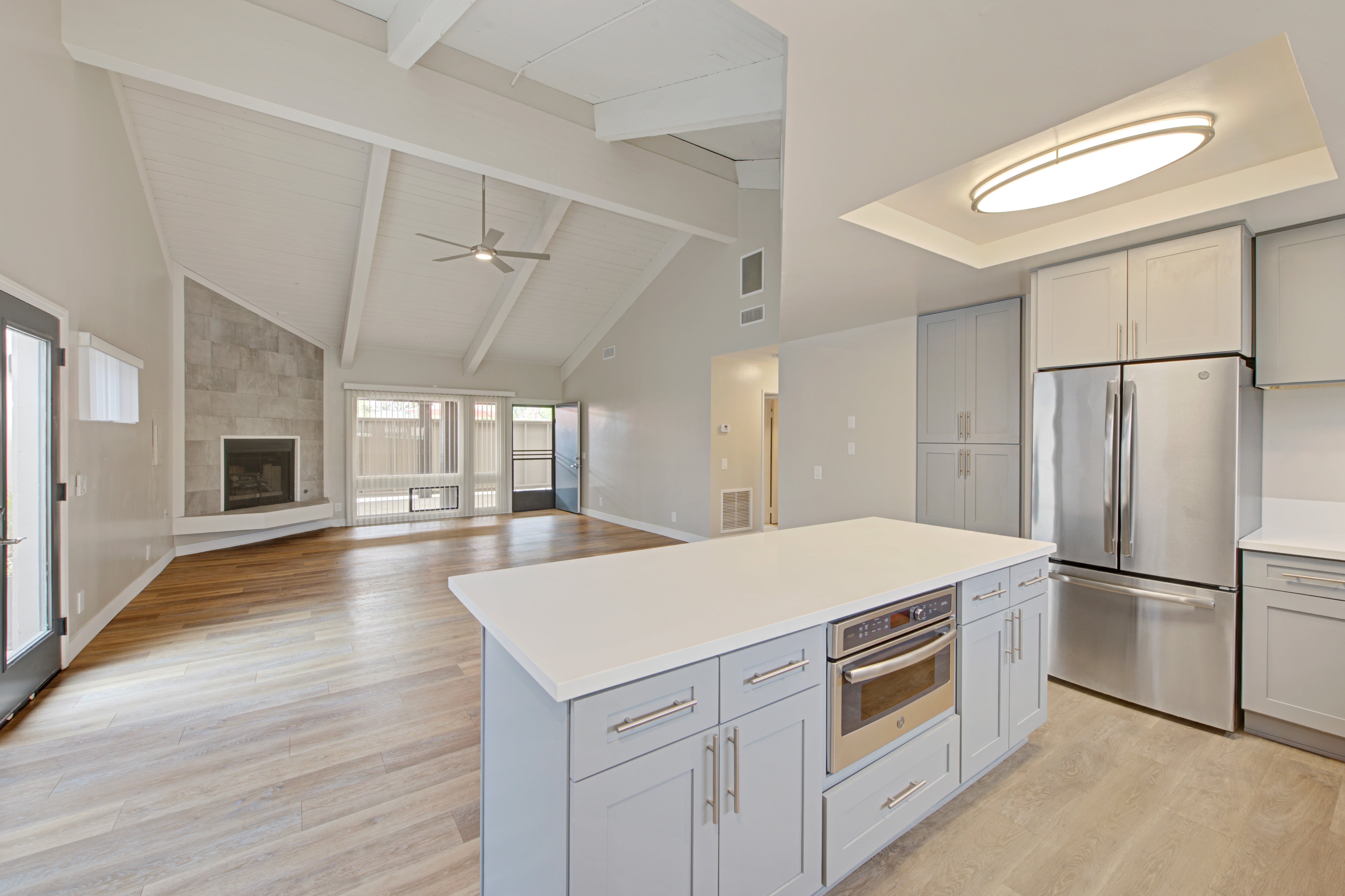 Kitchens with plenty of counter space at Sofi Ventura in Ventura, California