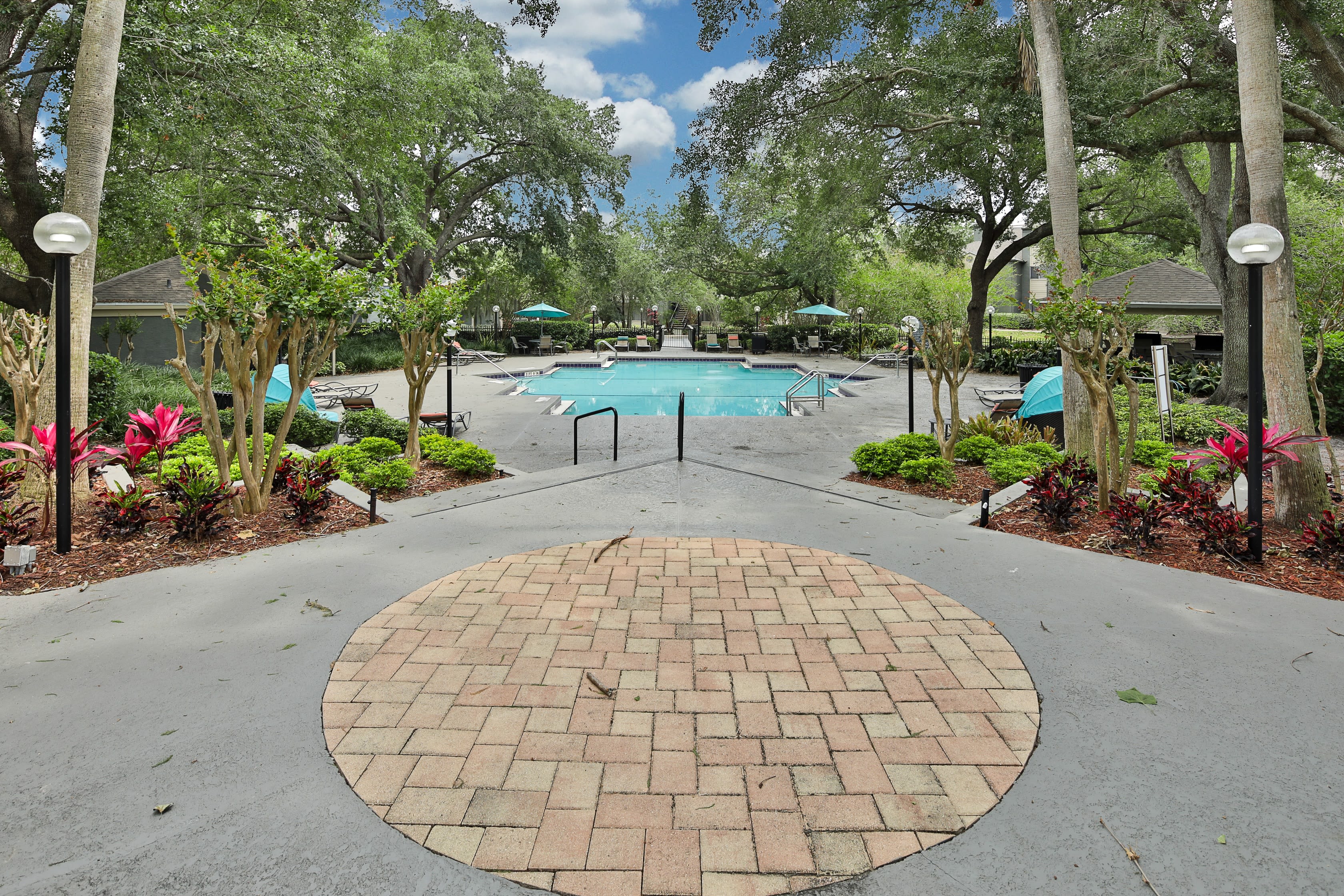 Swimming pool outdoors at 1801 MetroWest in Orlando, Florida