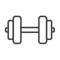 Fitness center icon