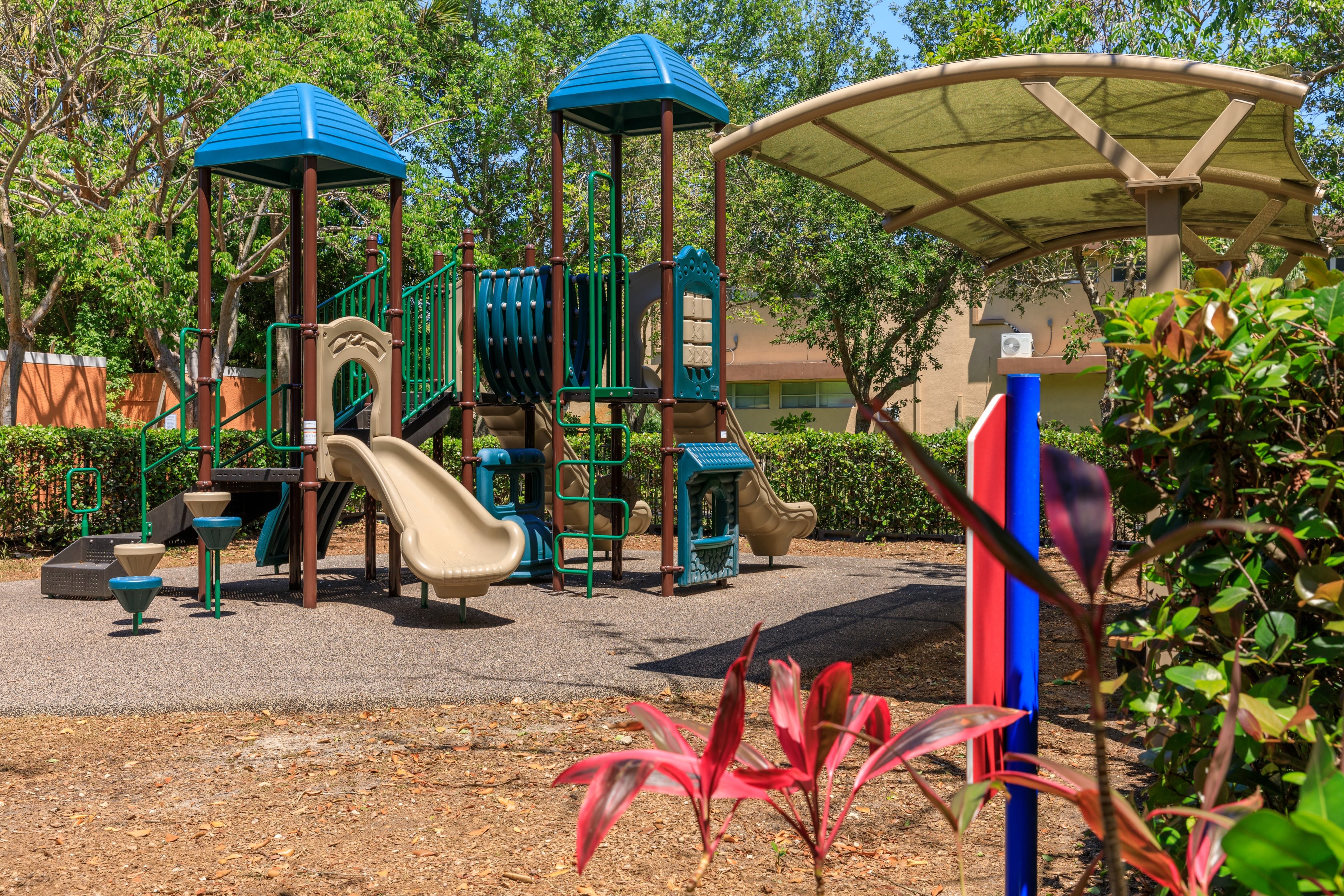 Awesome children's playground onsite at The Pearl in Ft Lauderdale, Florida