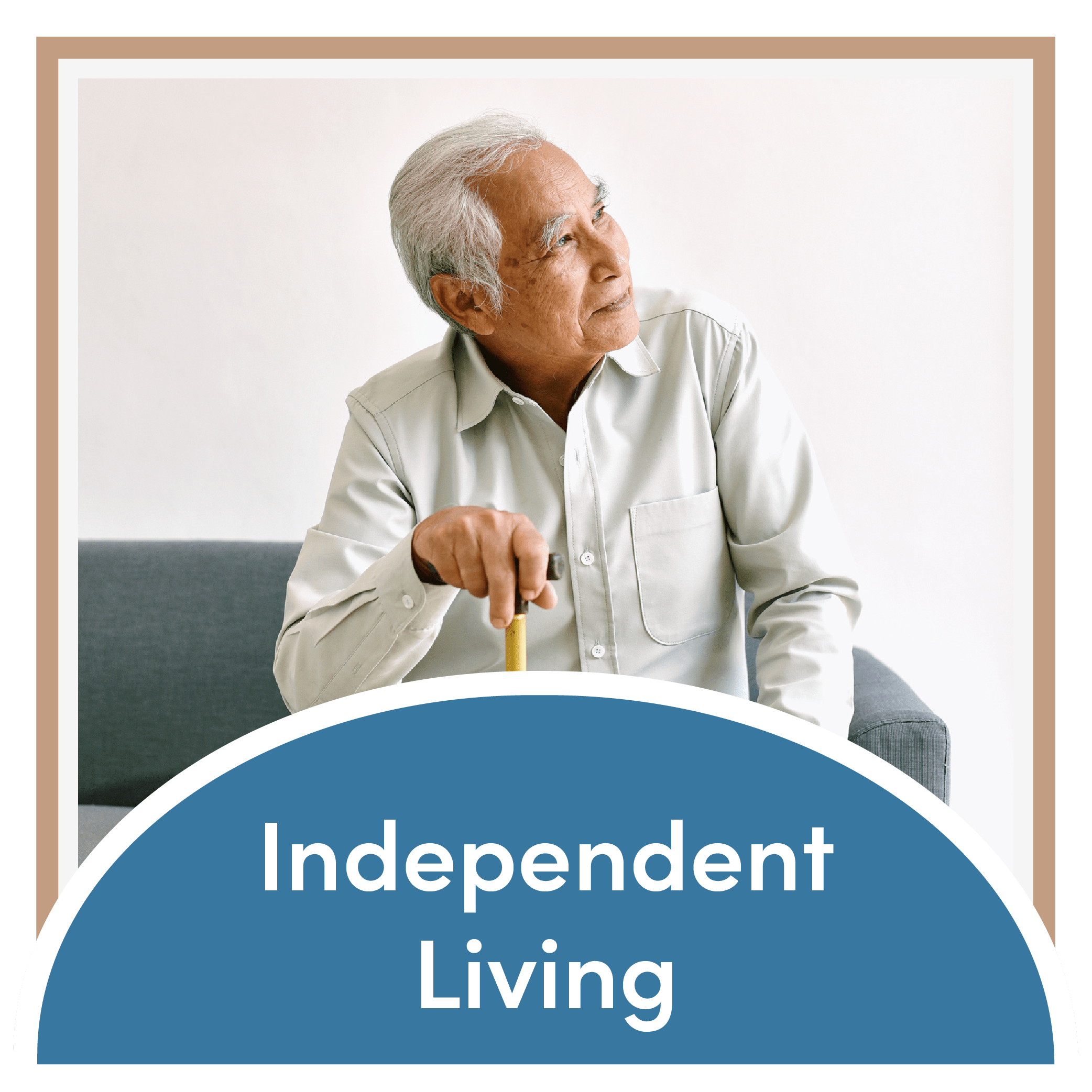Link to the independent living page of The Grand Court Senior Living in Mesa, Arizona
