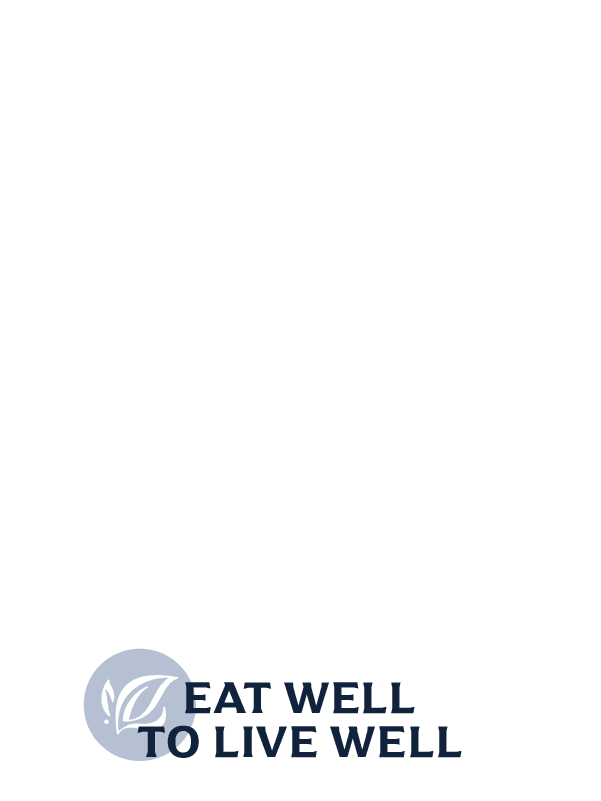 Eat well to live well graphic for our website at Gardens at Northridge in Northridge, California