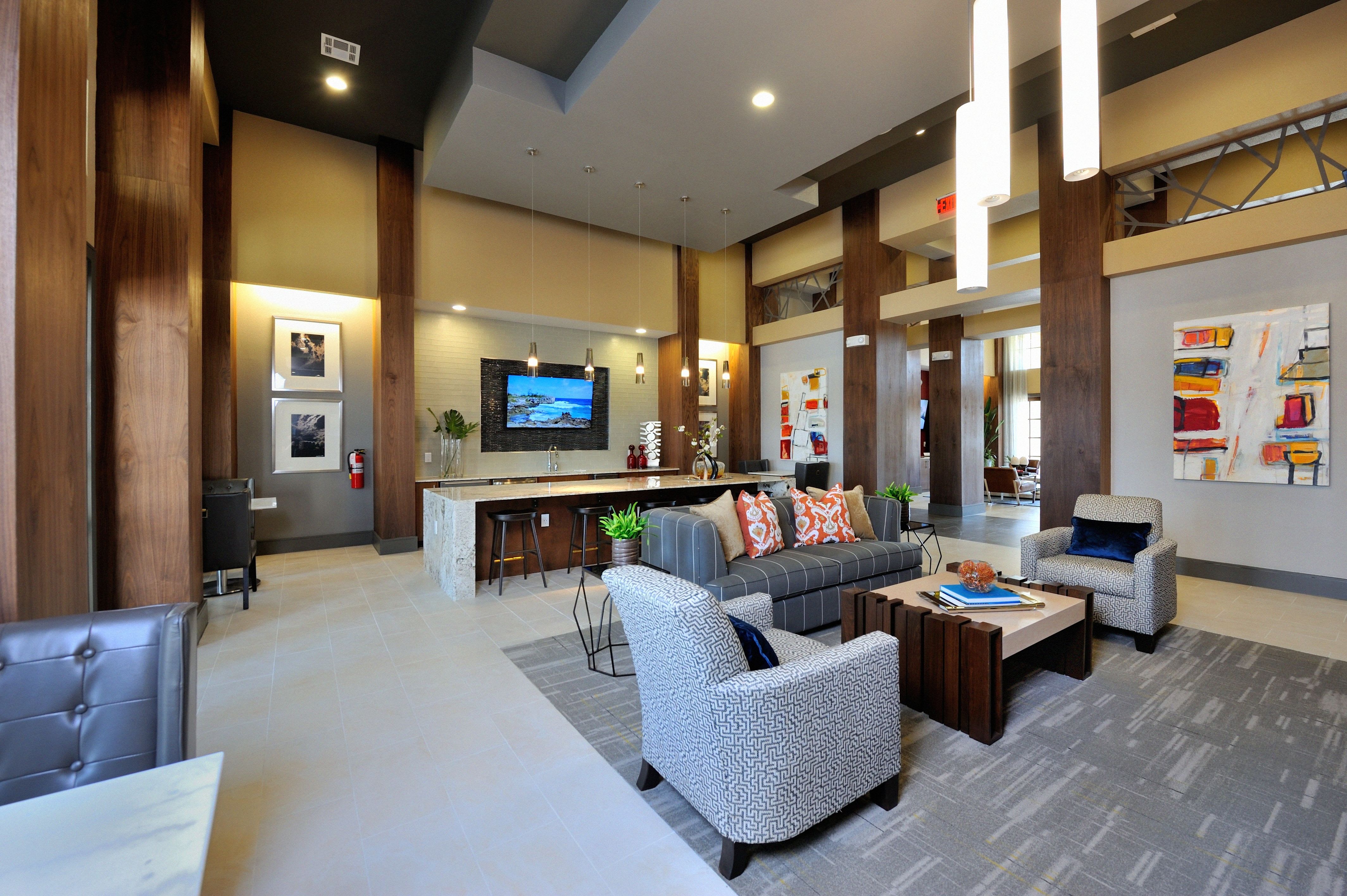Community clubhouse at Olympus Falcon Landing in Katy, TX