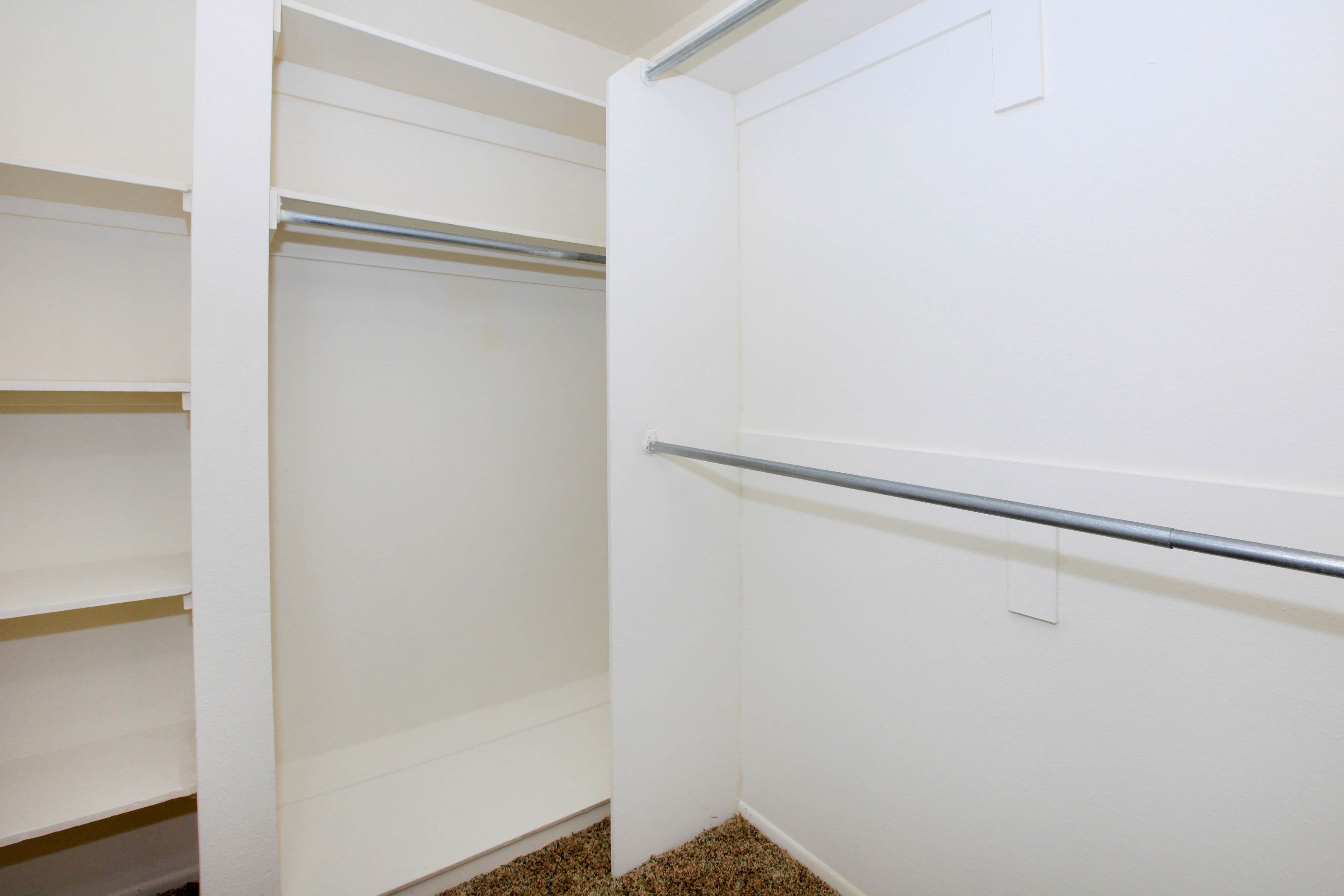 Large closet at Savoy West Apartments in Los Angeles, California