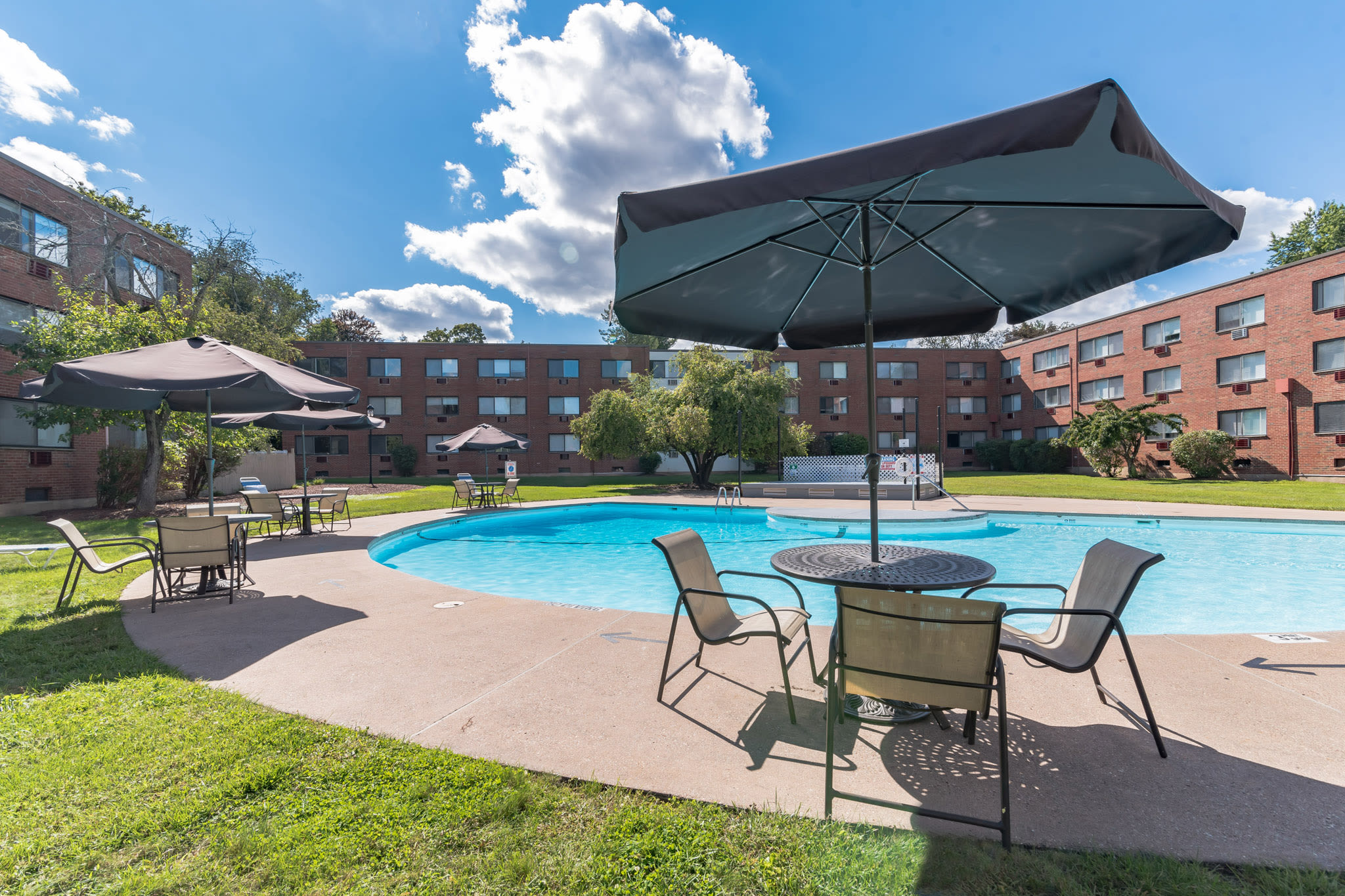 Relaxing pool at Eagle Rock Apartments at West Hartford in West Hartford, Connecticut