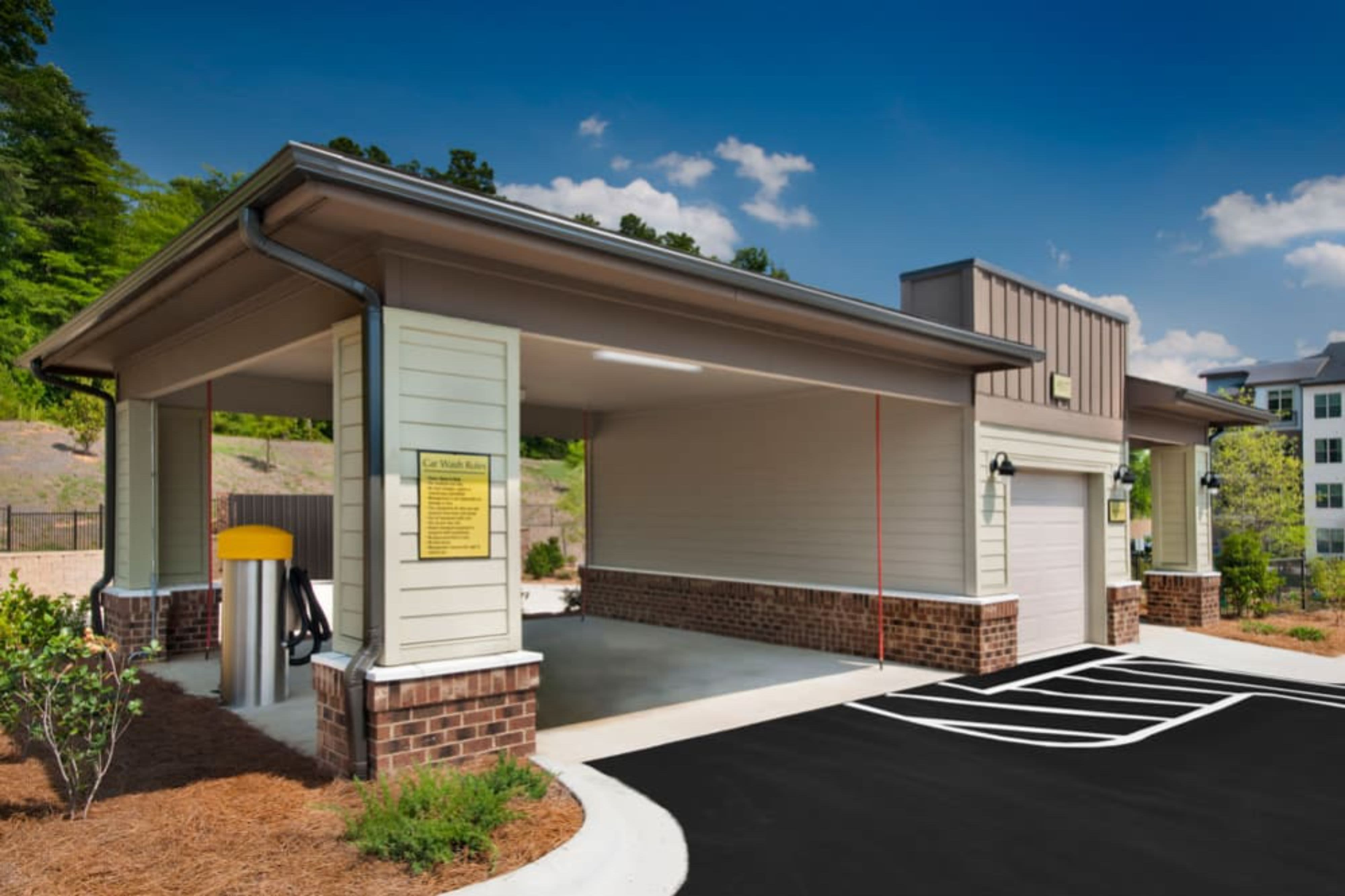 Car wash at Celsius Apartment Homes in Charlotte, North Carolina