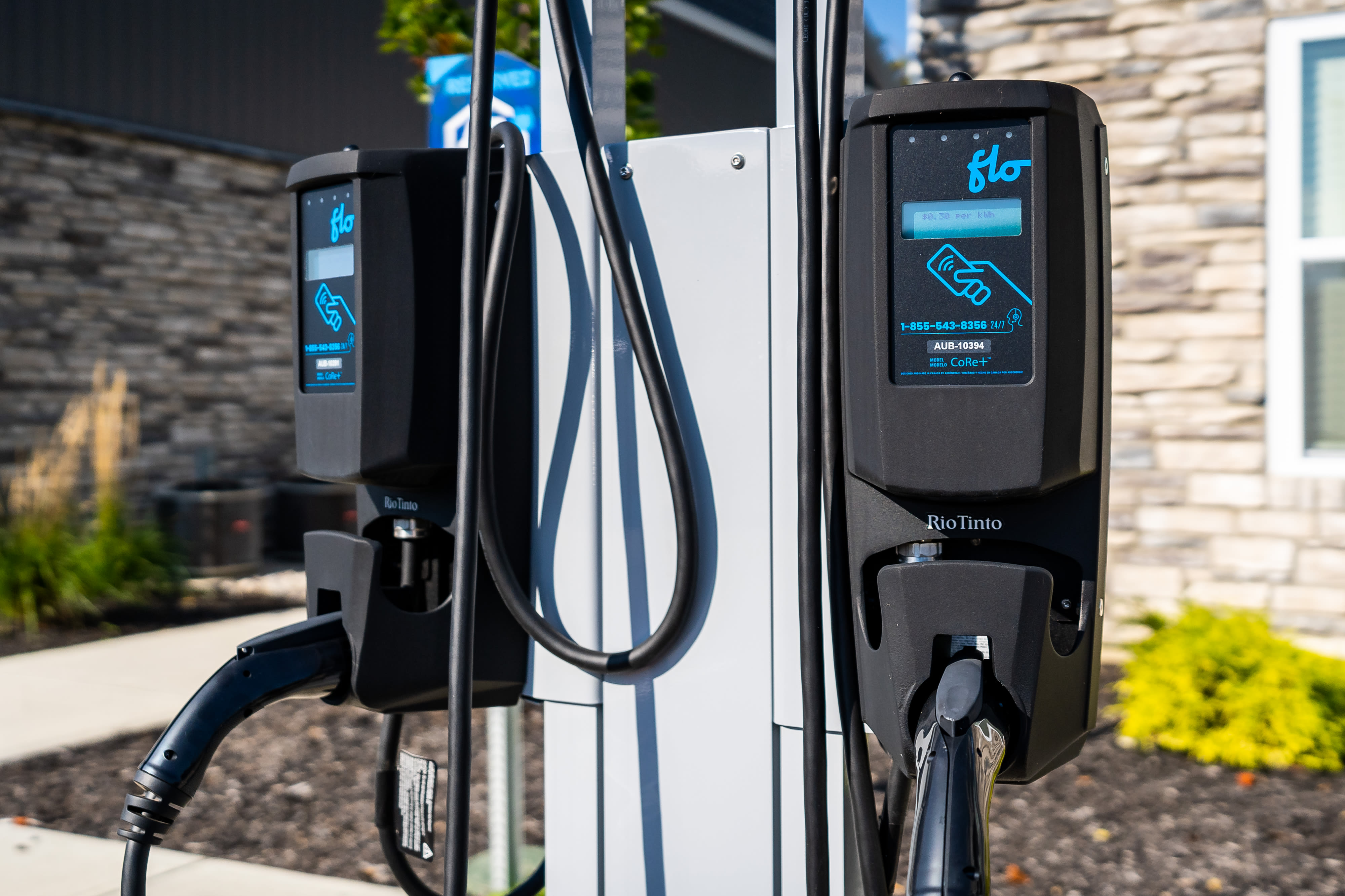 EV charging station at Alexander Pointe Apartments in Maineville, Ohio