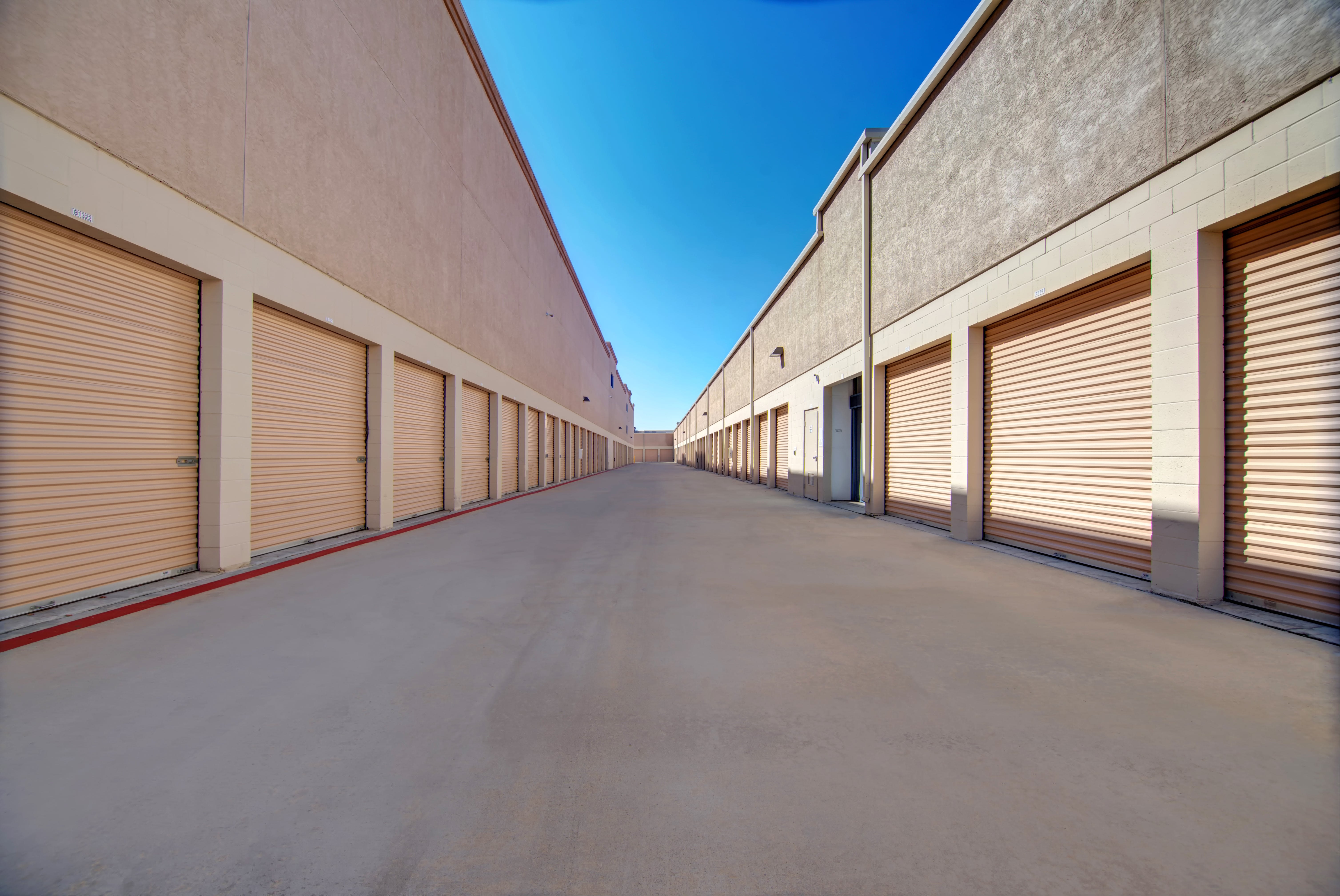 Drive-up units at Jamacha Point Self Storage in Spring Valley, CA