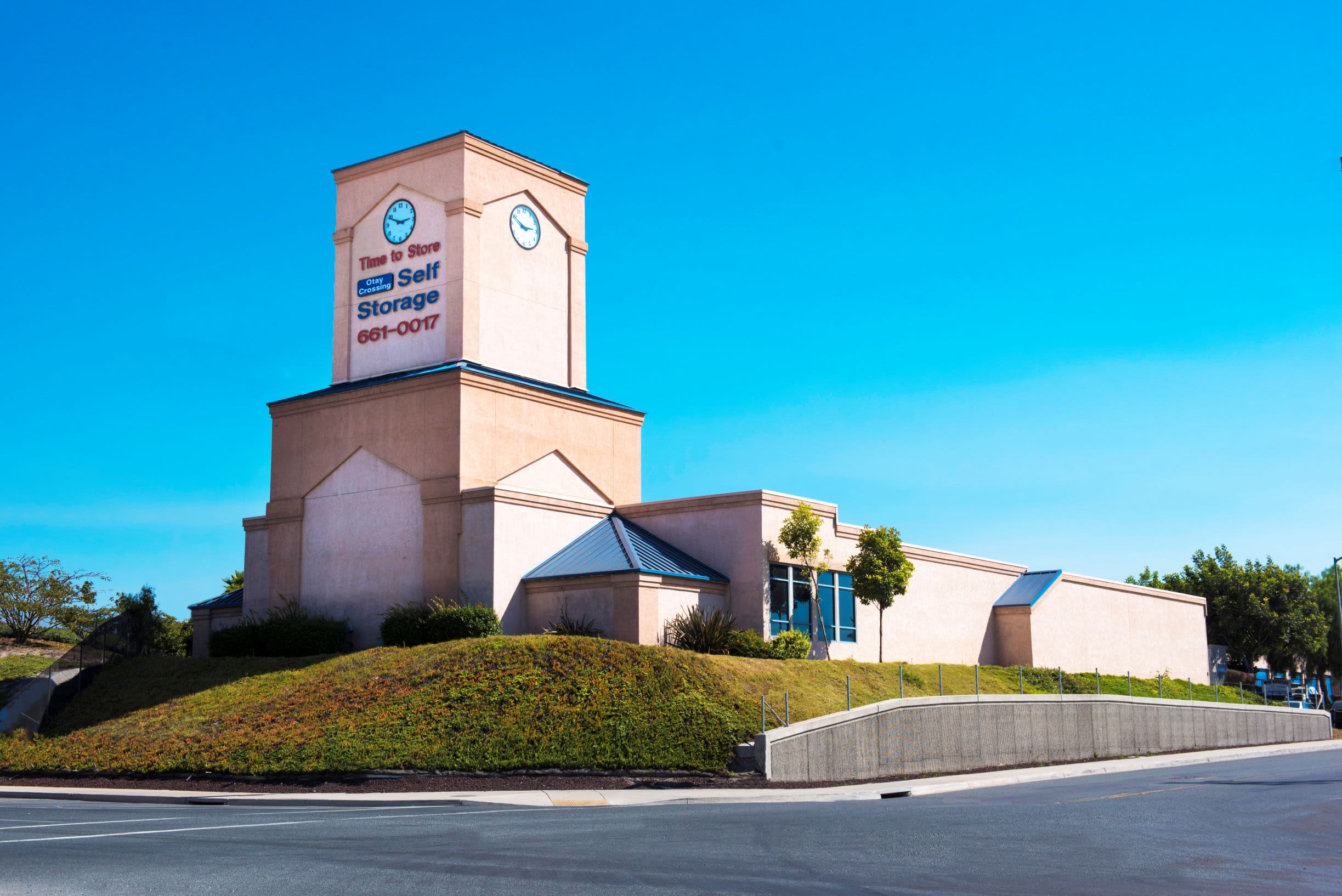 Facility grounds at Otay Crossing Self Storage in San Diego, CA