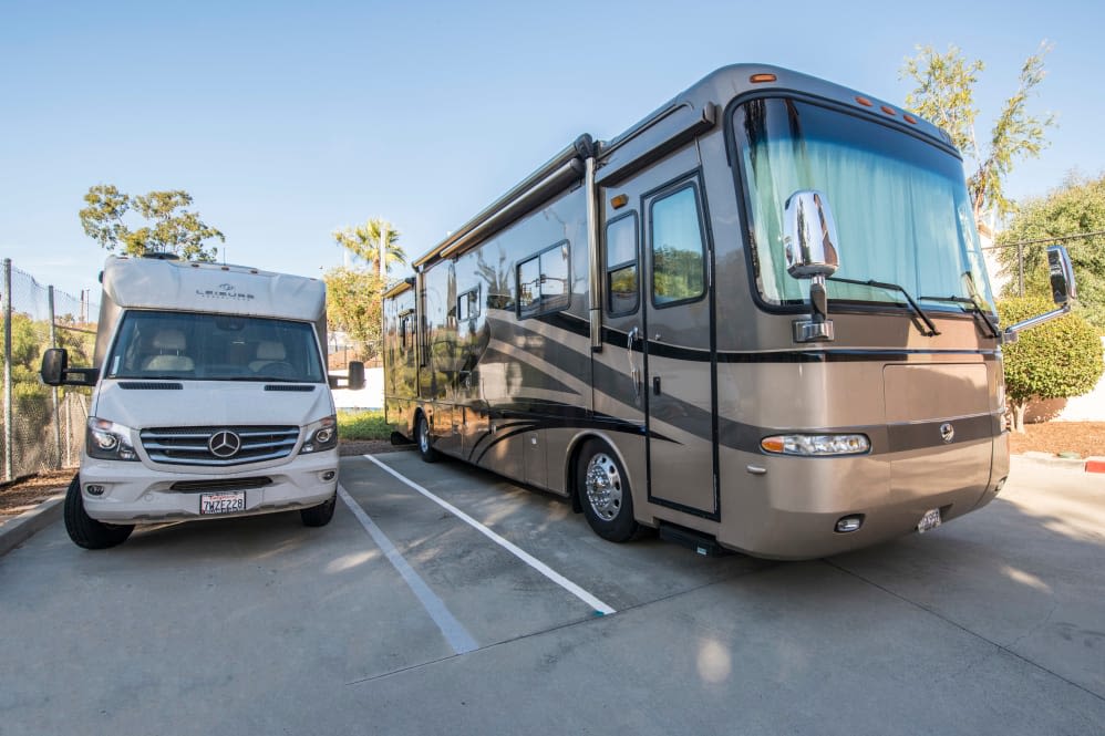RV storage available at Otay Crossing Self Storage in San Diego, CA