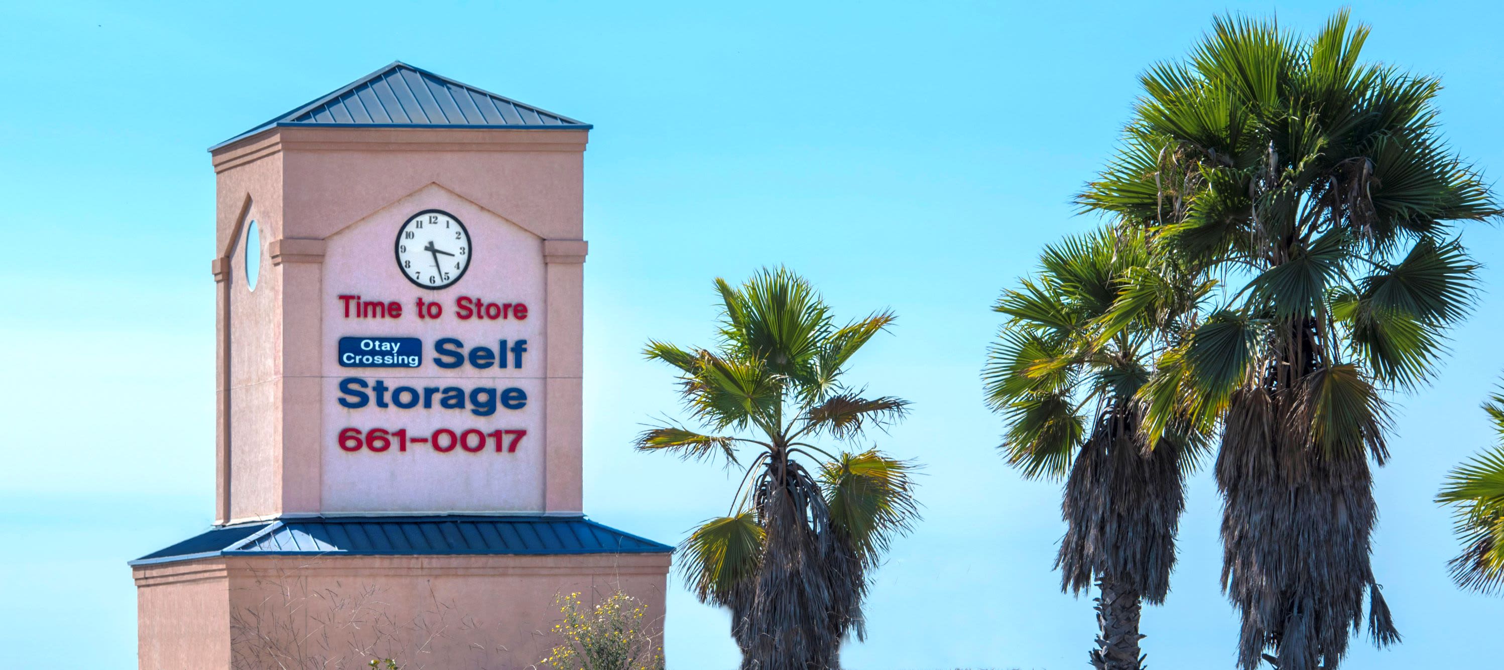 Facility tower at Otay Crossing Self Storage in San Diego, CA