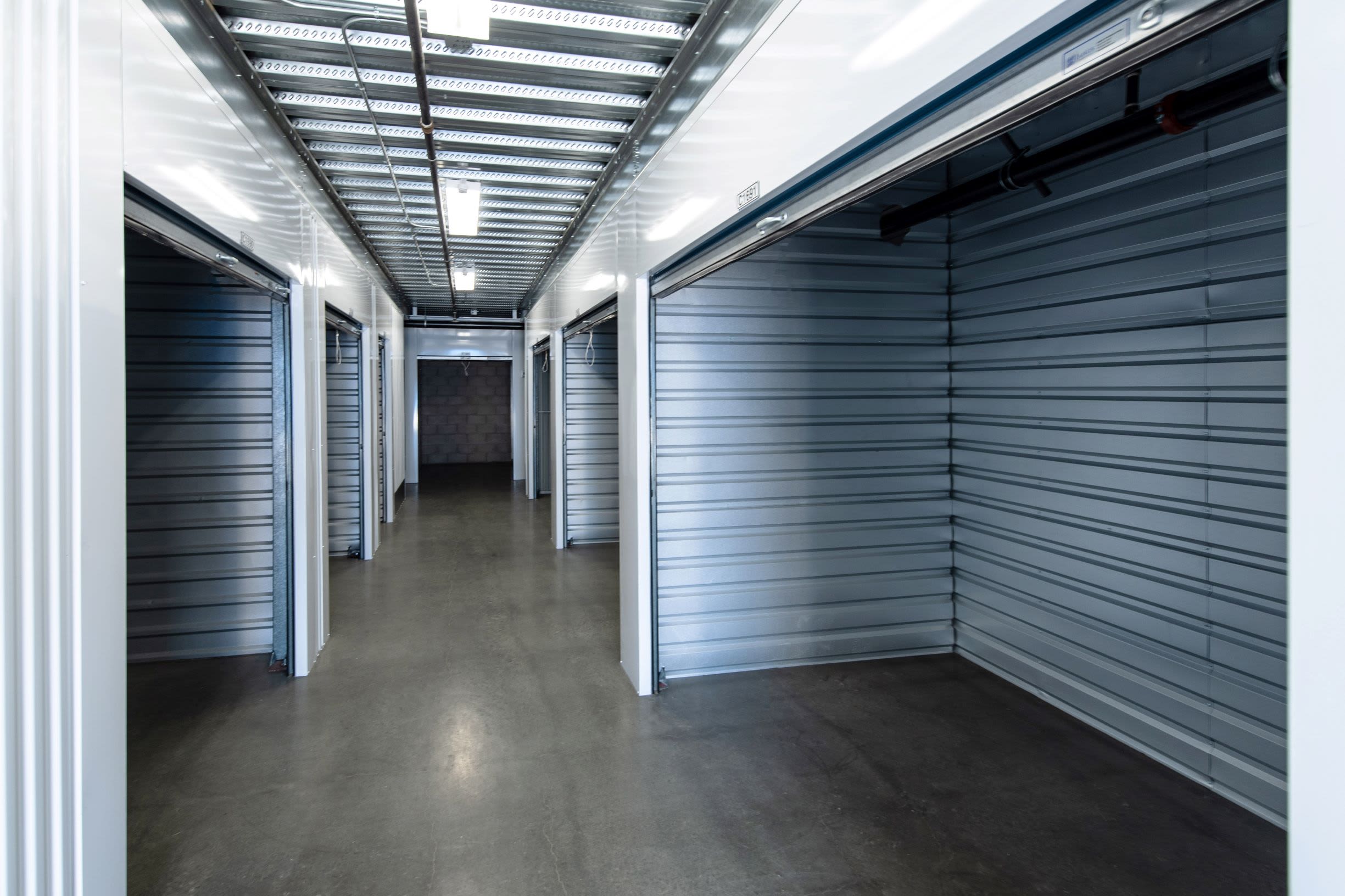 Large open storage units at Silverhawk Self Storage in Murrieta, CA