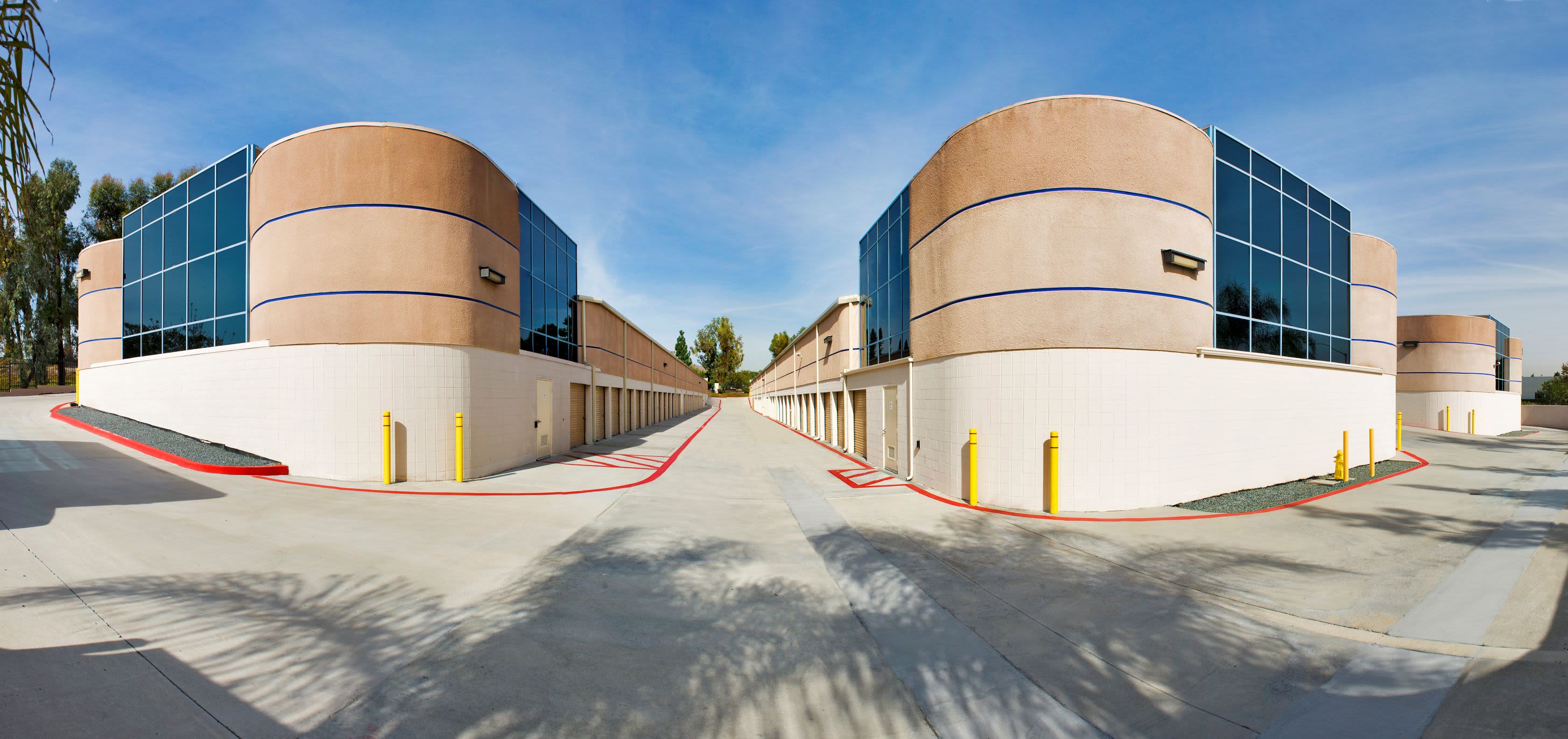 The extensive driveway at Smart Self Storage of Eastlake in Chula Vista, CA