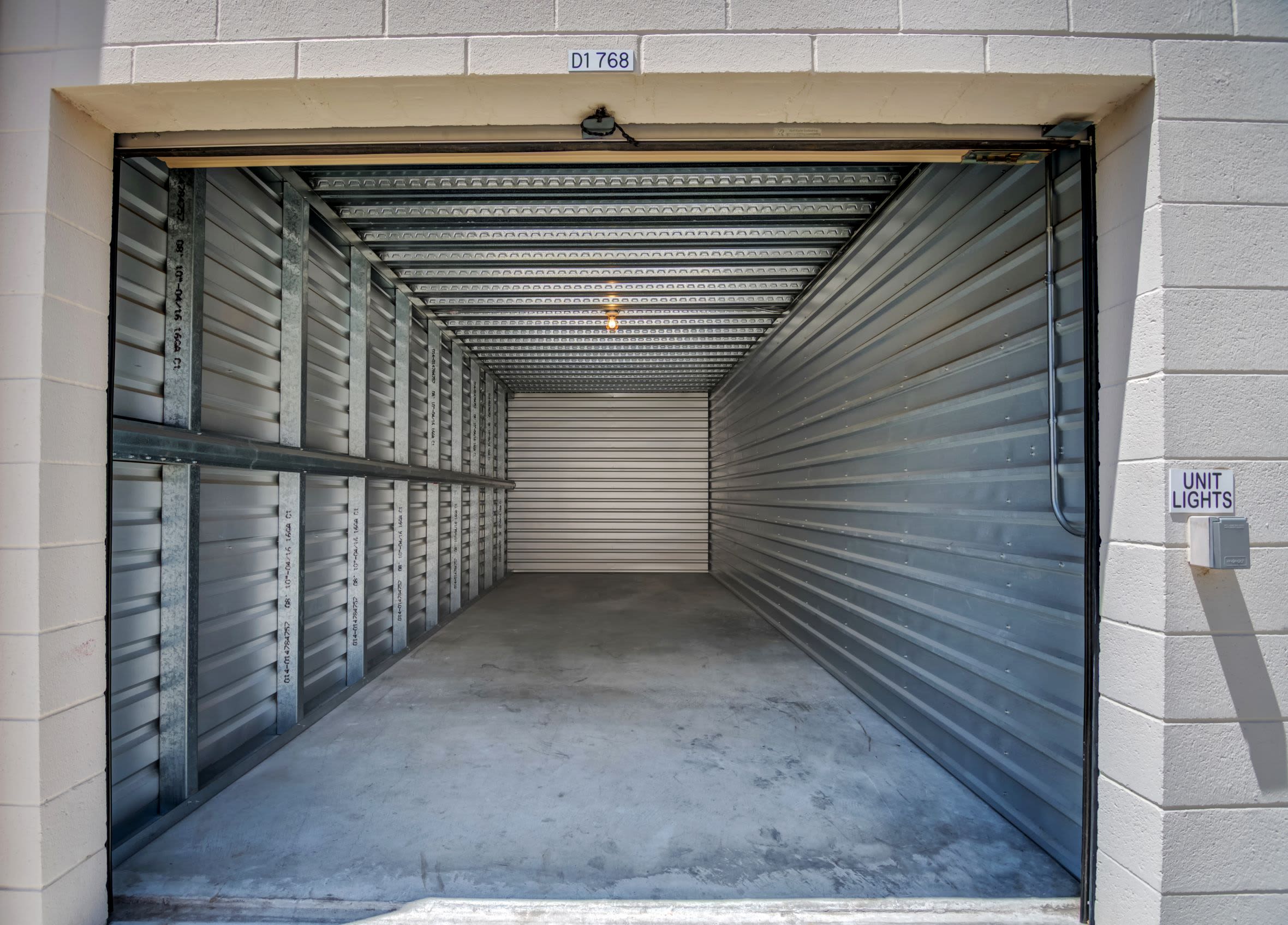 An open storage unit at Smart Self Storage of Eastlake in Chula Vista, CA