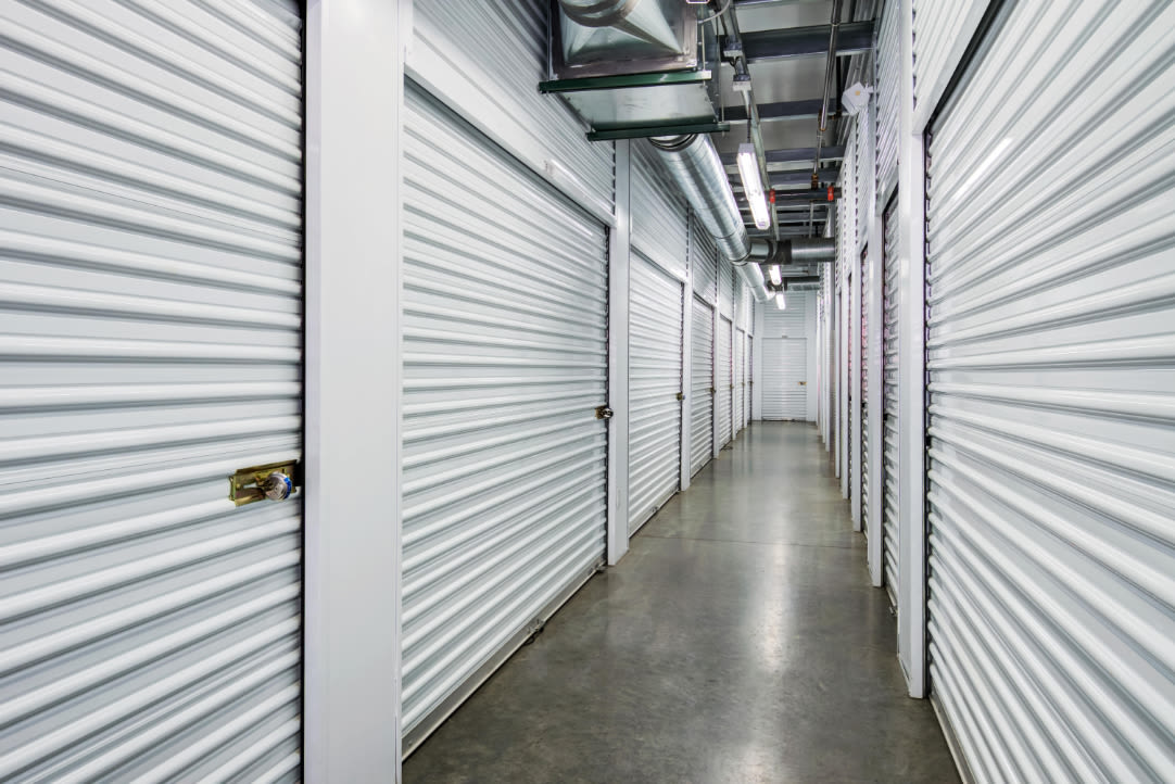 A large hallway at Butterfield Ranch Self Storage in Temecula, CA