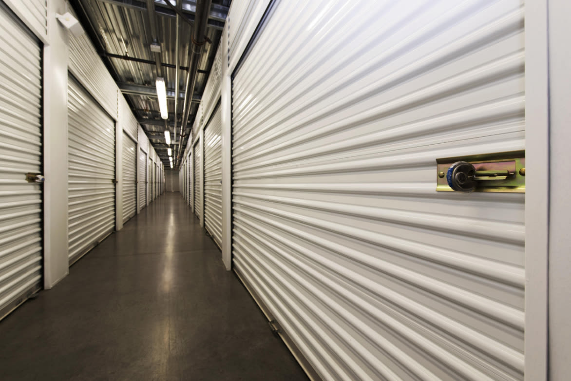 An interior storage door at Butterfield Ranch Self Storage in Temecula, CA