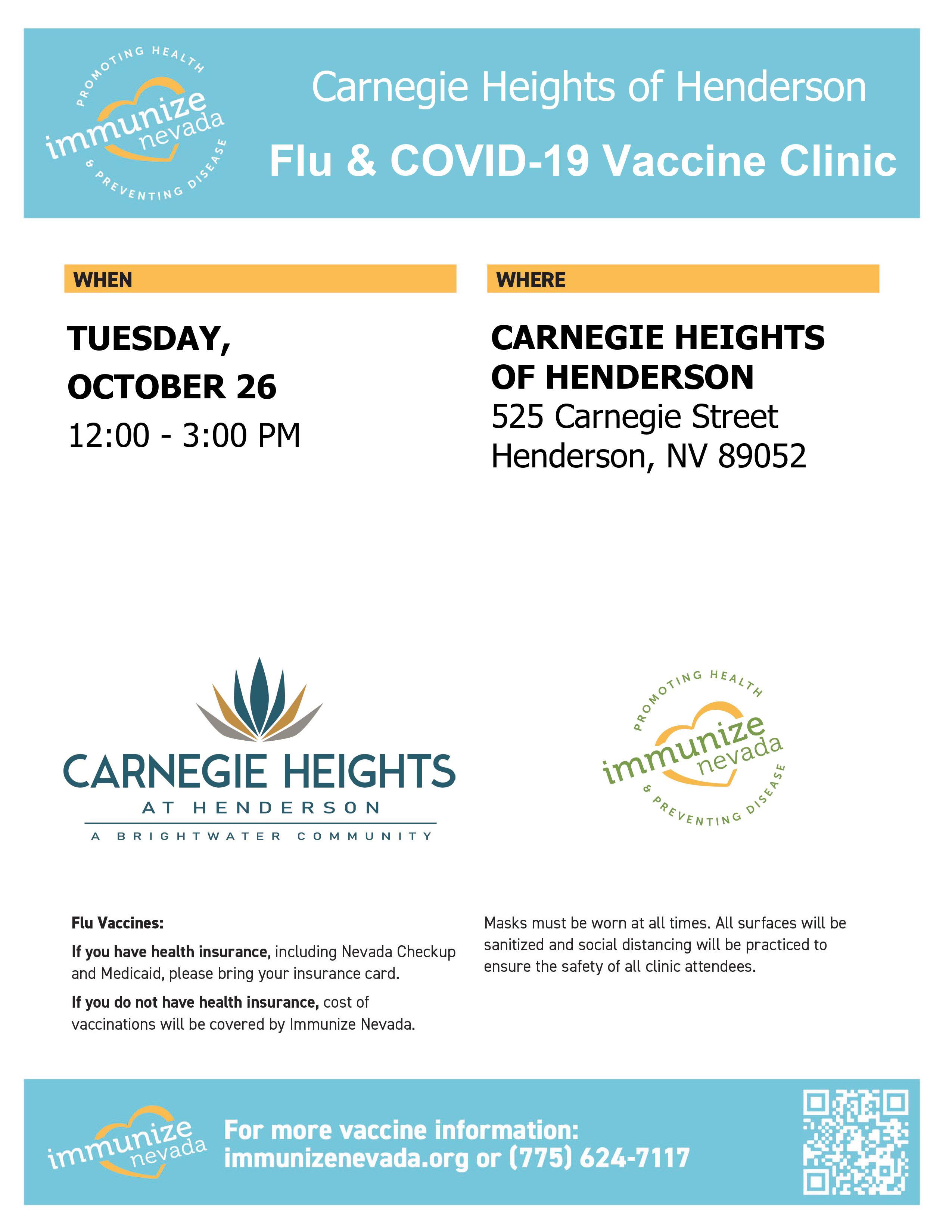 COVID vaccine drive event flyer