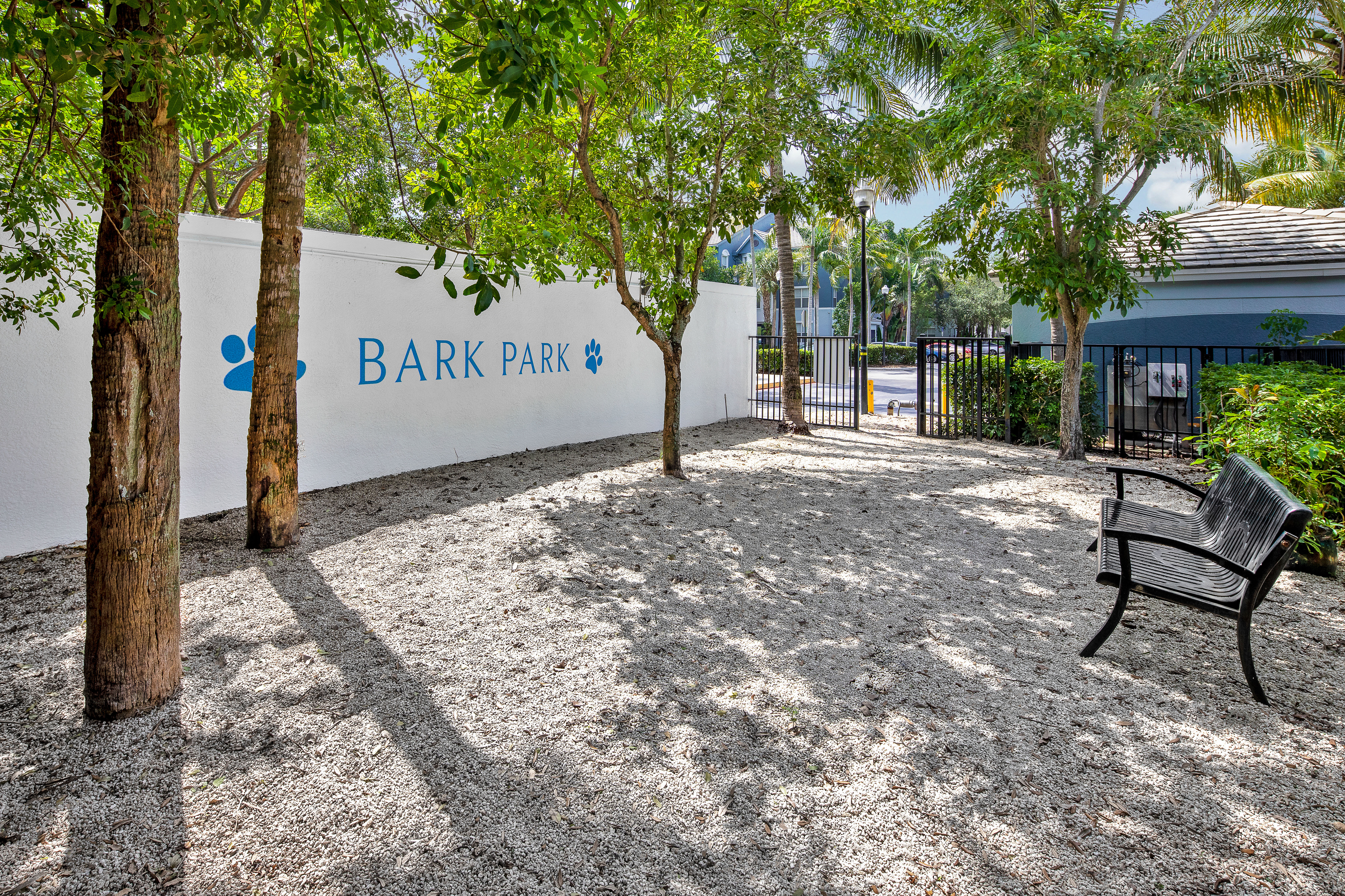 Pet friendly dog park for residents at The Pearl in Ft Lauderdale, Florida