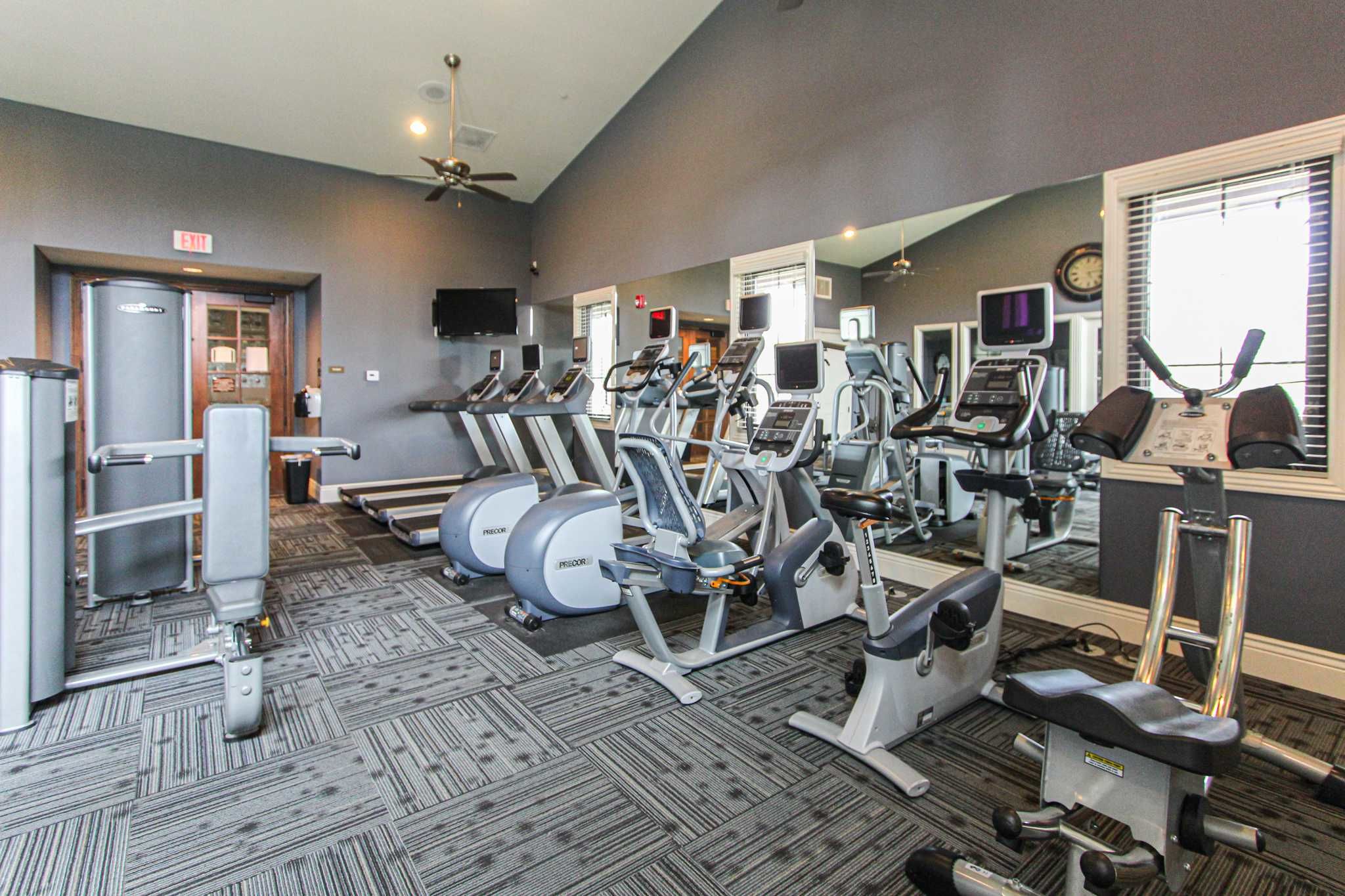 The fitness center at San Miguel in Point Mugu, California