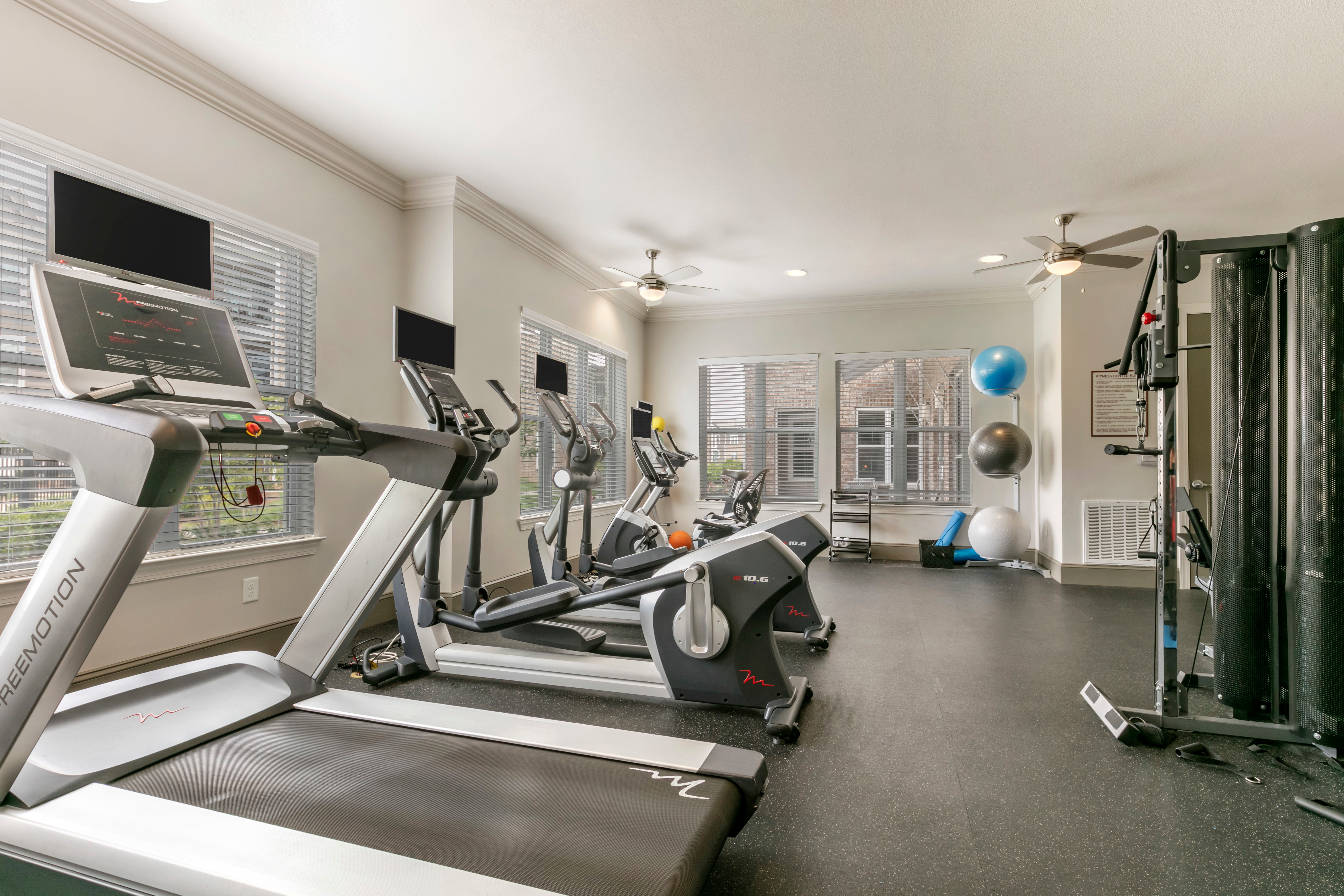 State of the art fitness center at The Village at Apison Pike in Ooltewah, Tennessee