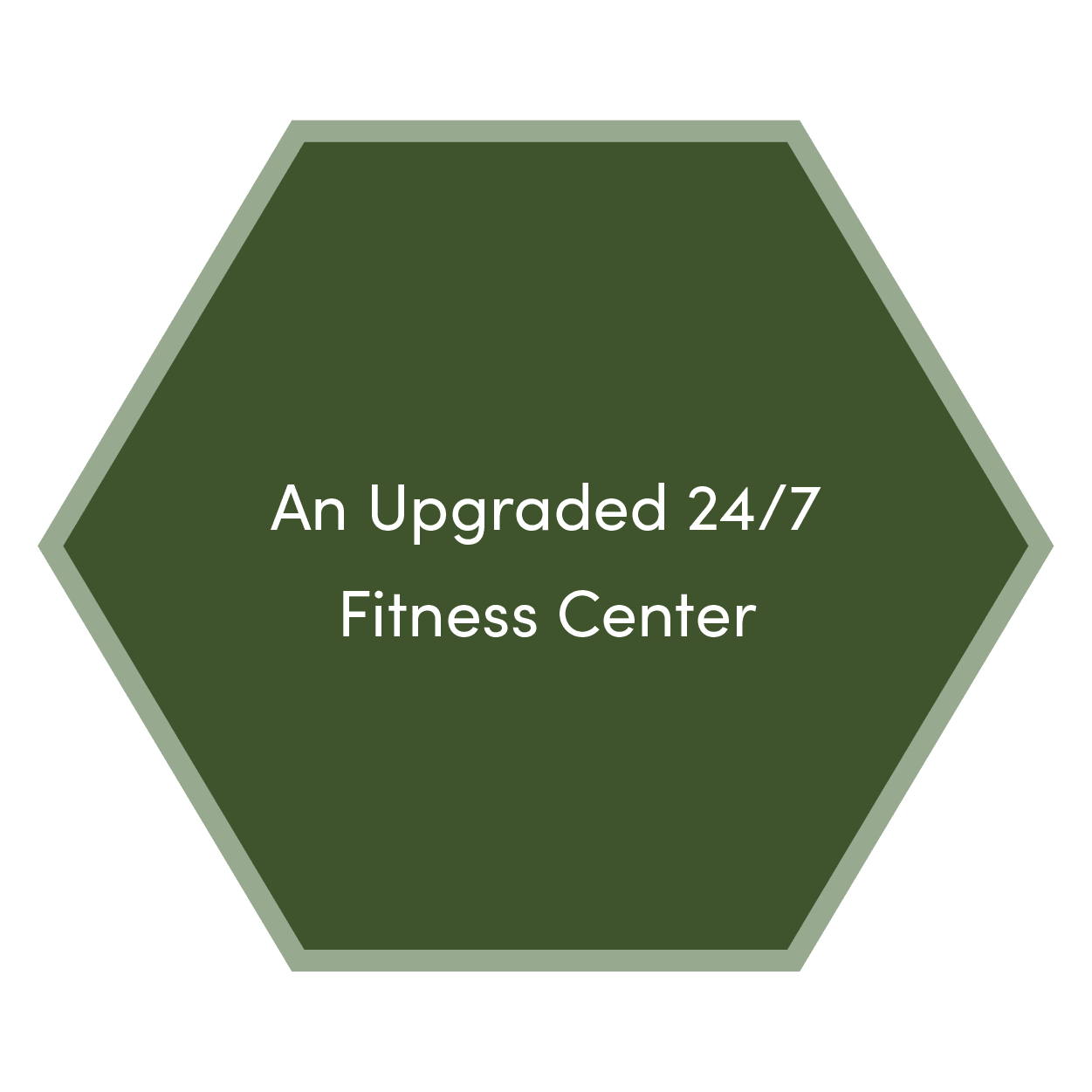 Upgraded 24/7 fitness center at West Lake Vistas in Austin, Texas