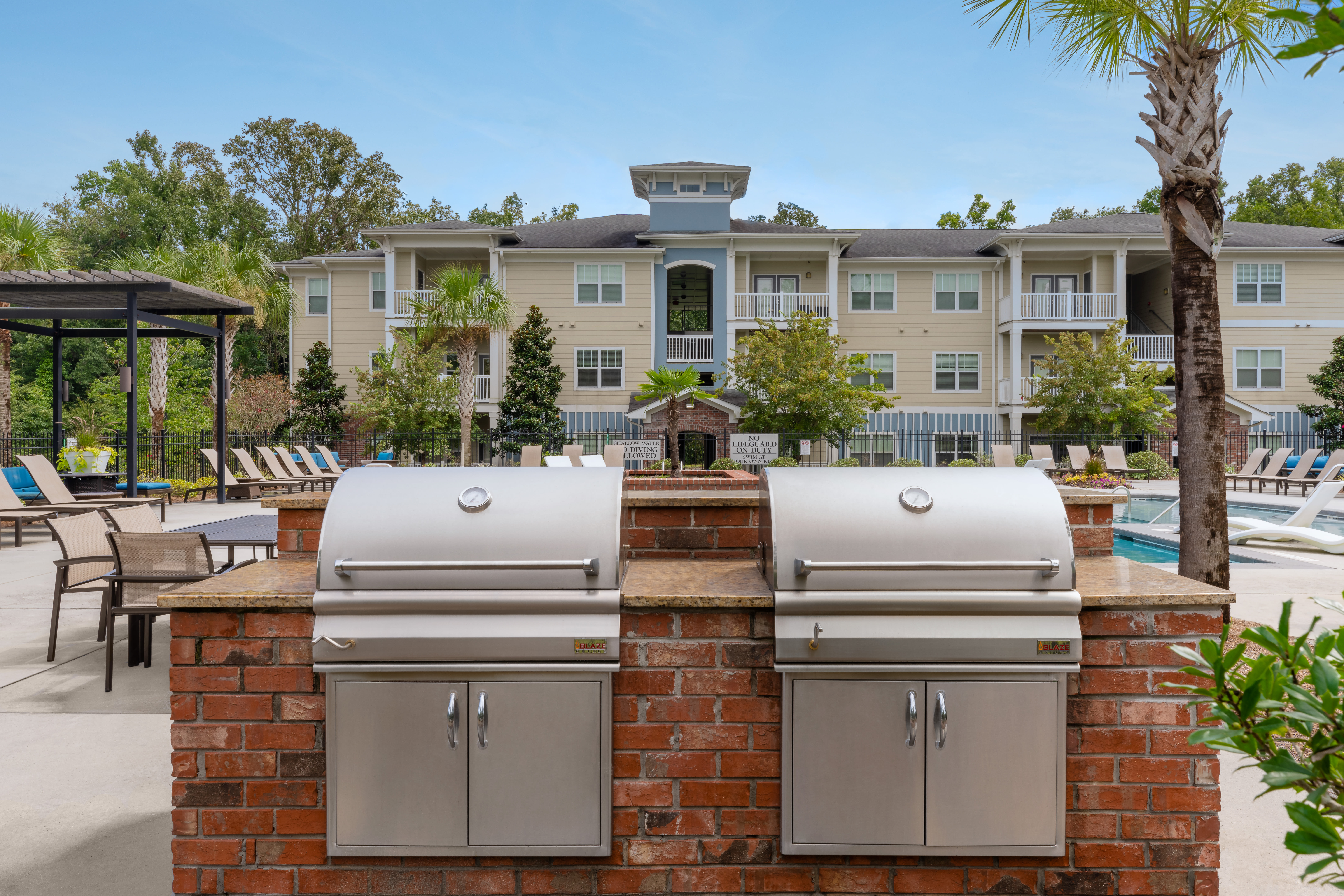 Outdoor Grill Ansley Commons Apartment Homes in Ladson, South Carolina