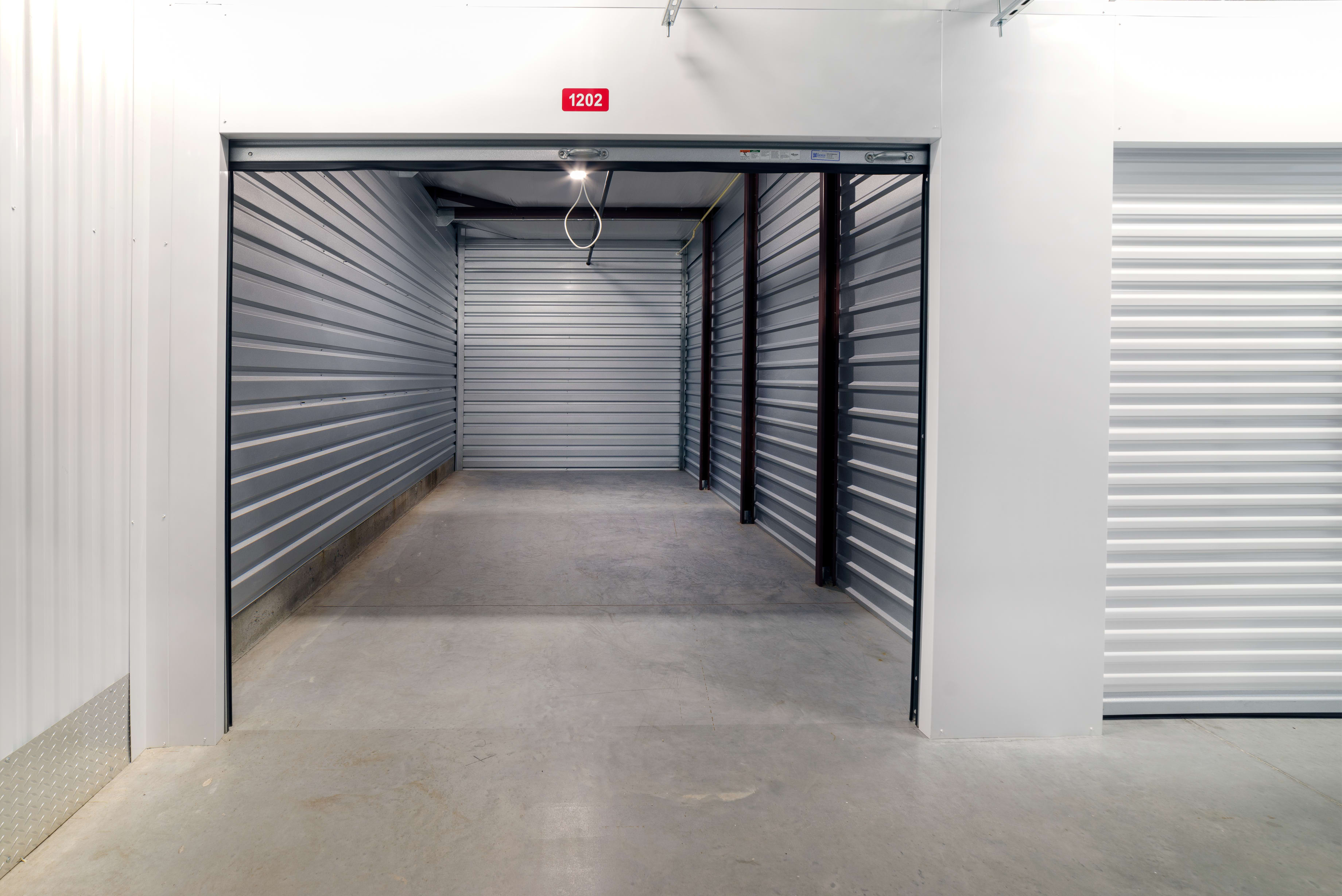 Indoor storage unit at Your Storage Units Apopka in Zellwood, Florida