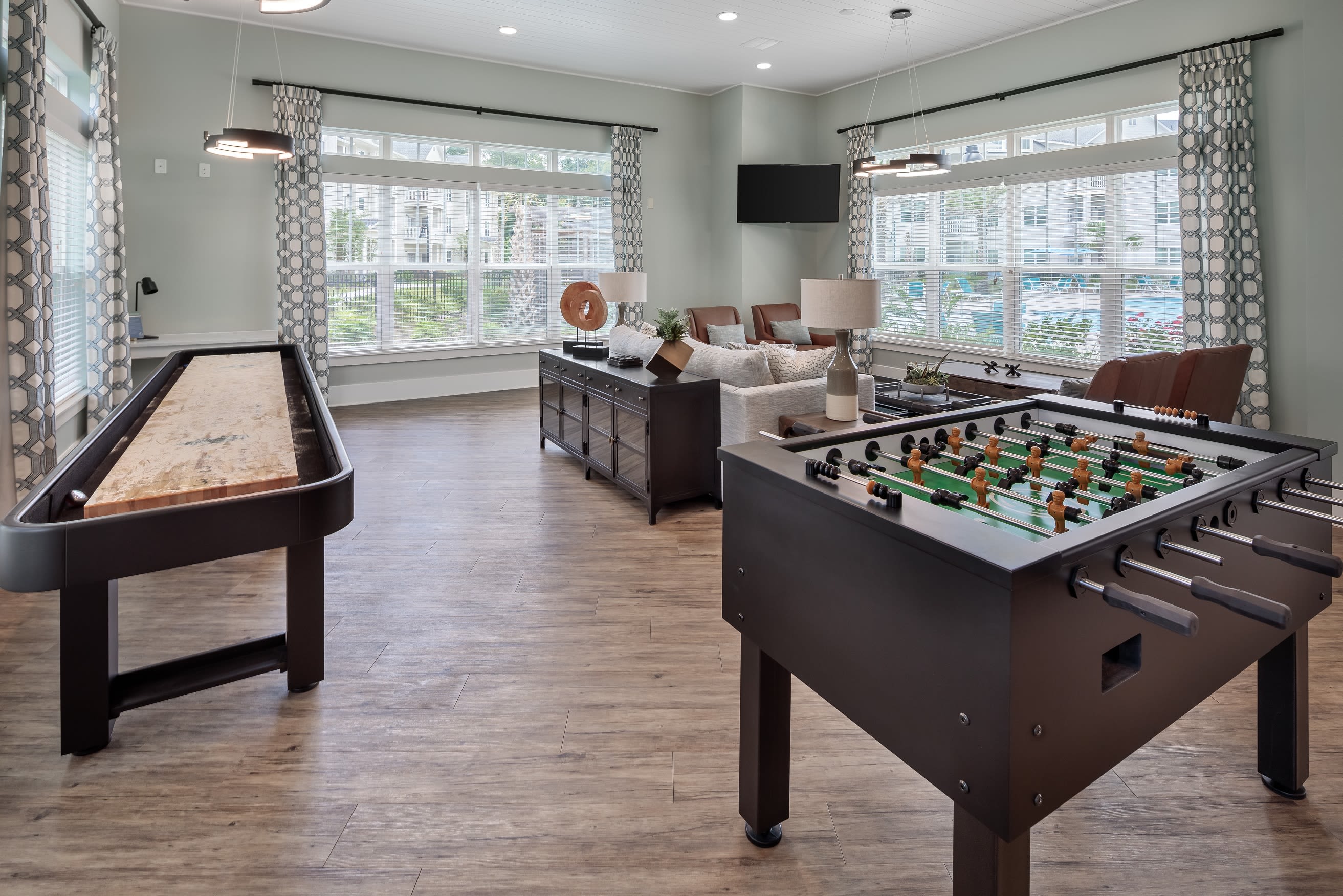 View virtual tour for the resident clubhouse at The Mason in Ladson, South Carolina