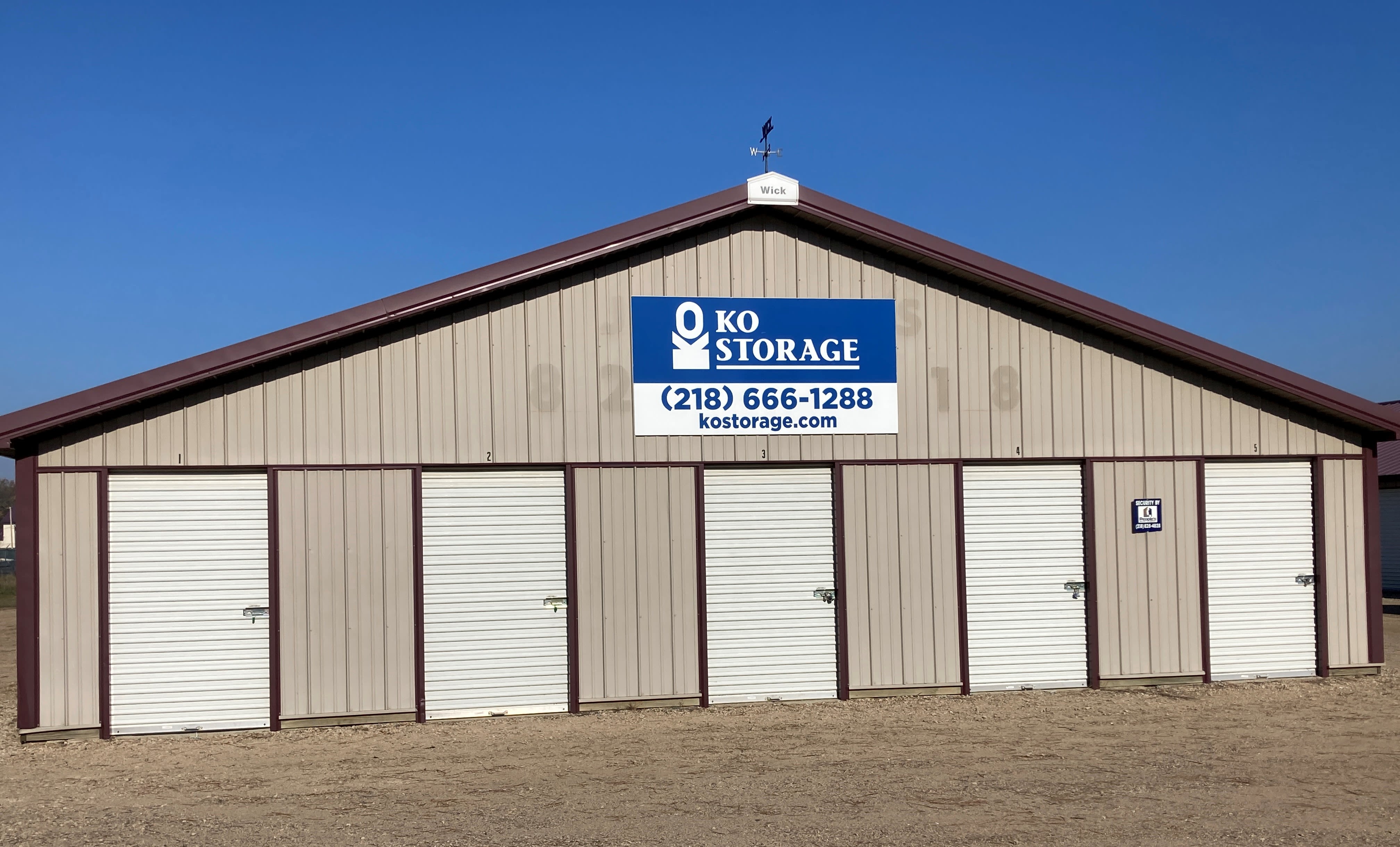 storage at KO Storage of Cass County in Pillager, Minnesota