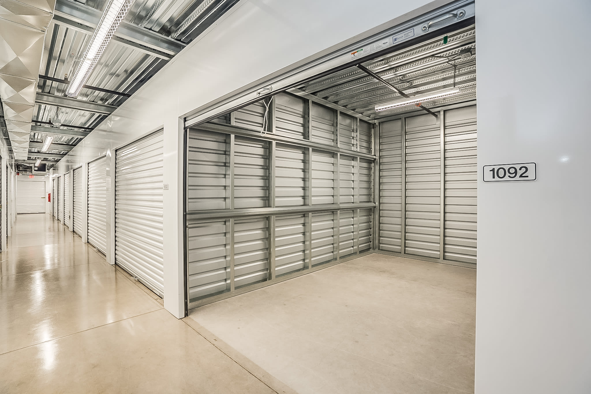 Indoor storage units at Rancho Sahuarita Self Storage and RV in Sahuarita, Arizona. 