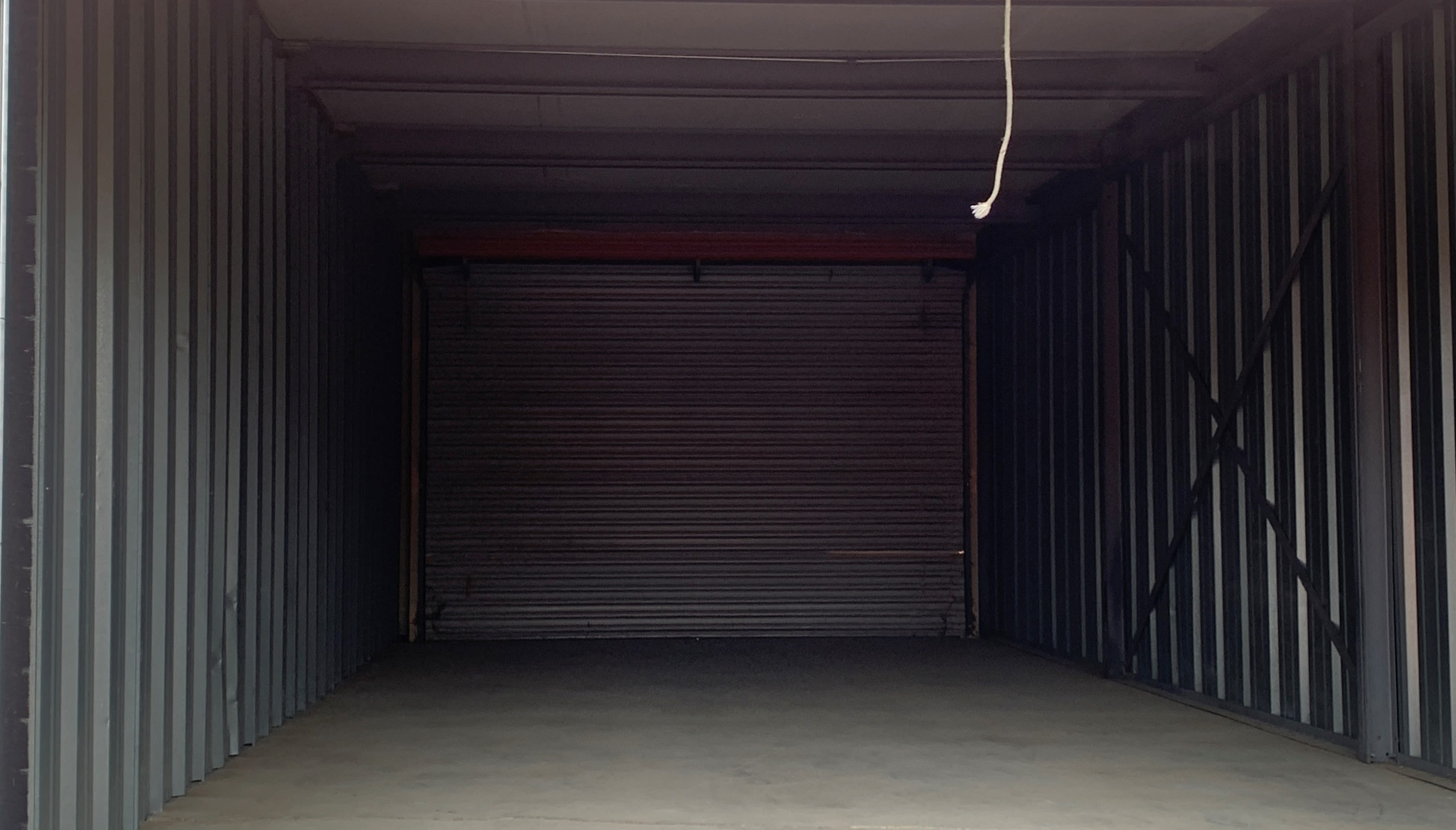 A storage unit filled with boxes at KO Storage of Minot - North in Minot, North Dakota
