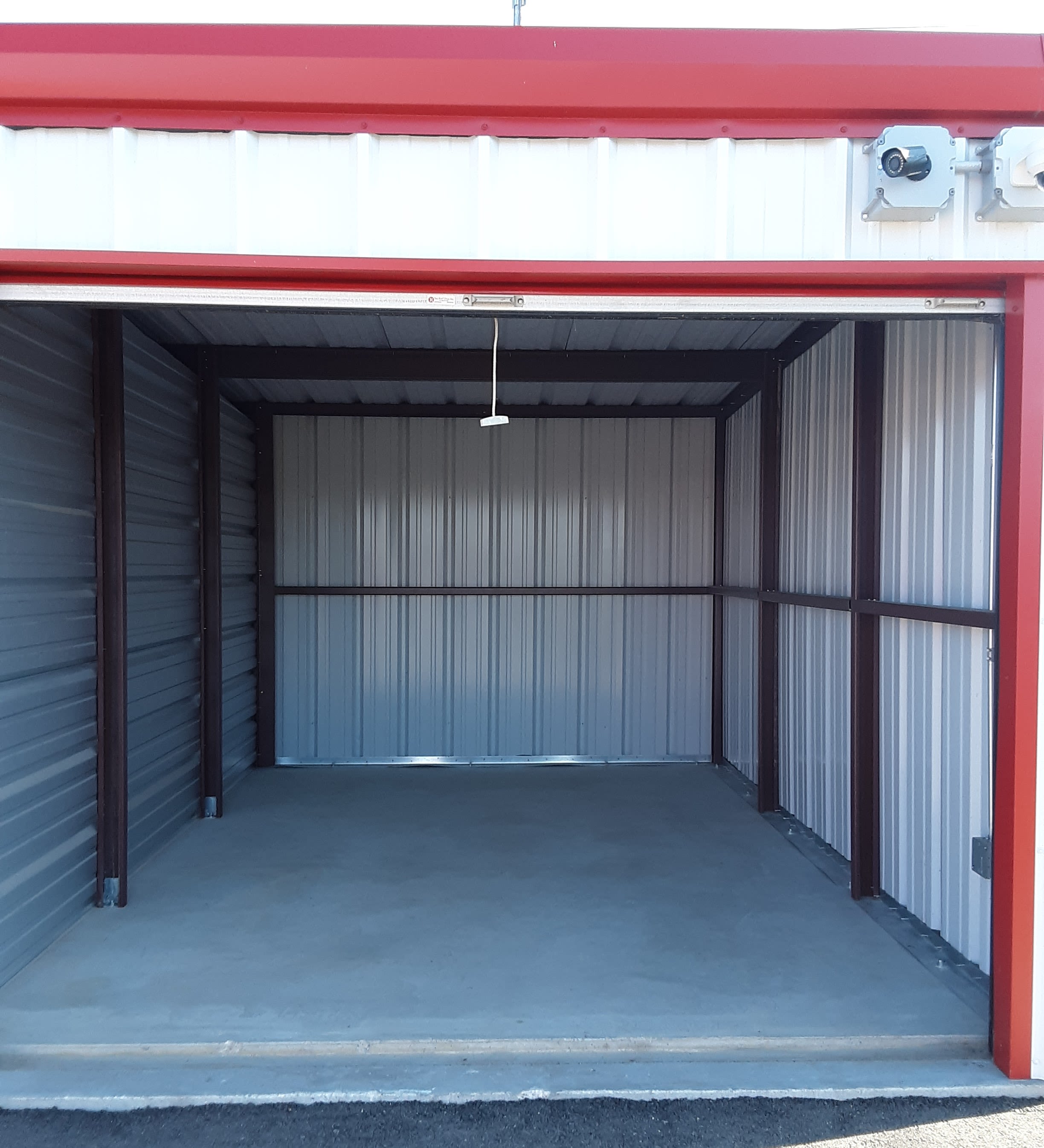 Exterior of outdoor units at KO Storage in Austin, Minnesota