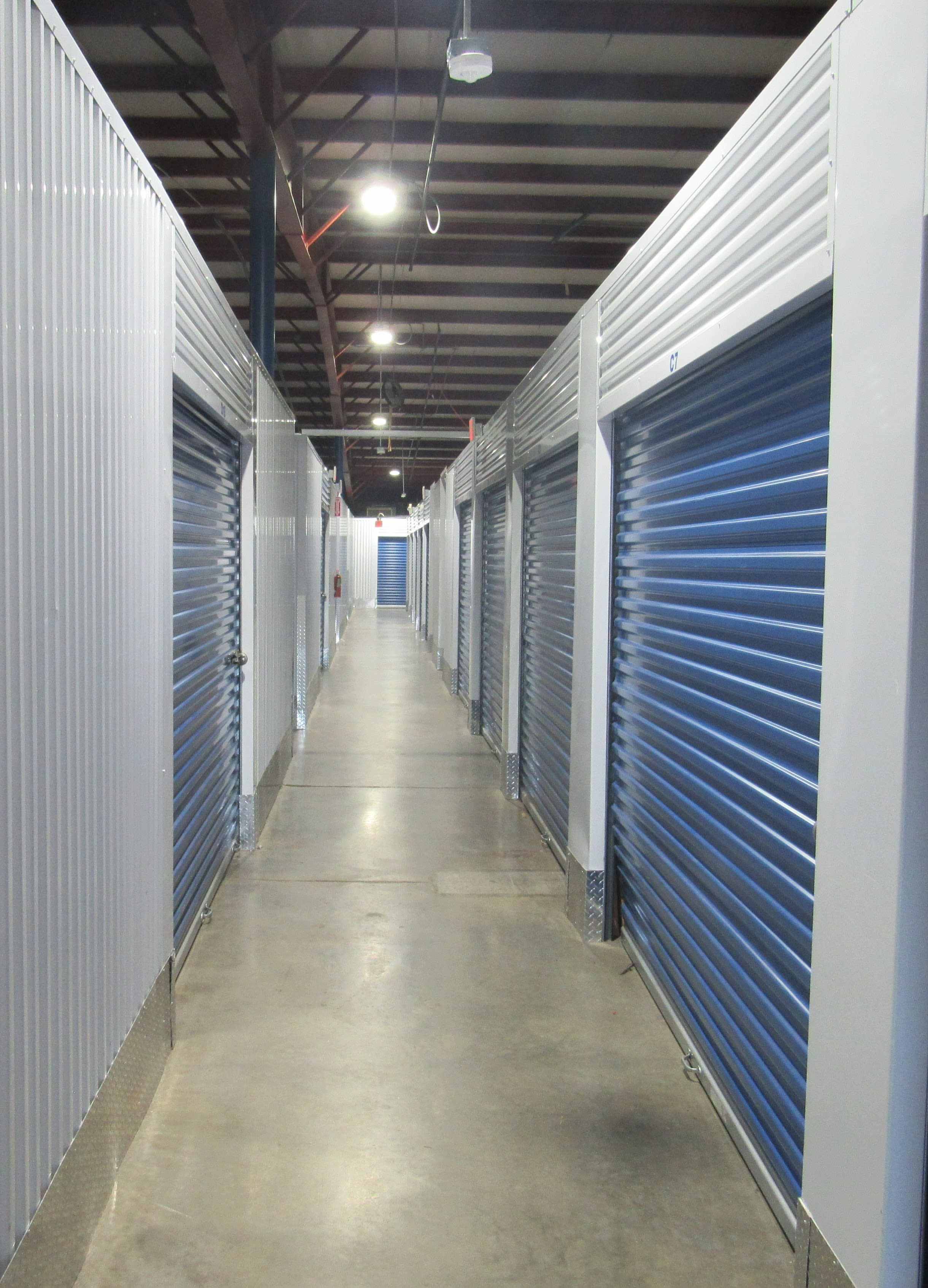 Interior of outdoor units at KO Storage in Ozark, Missouri