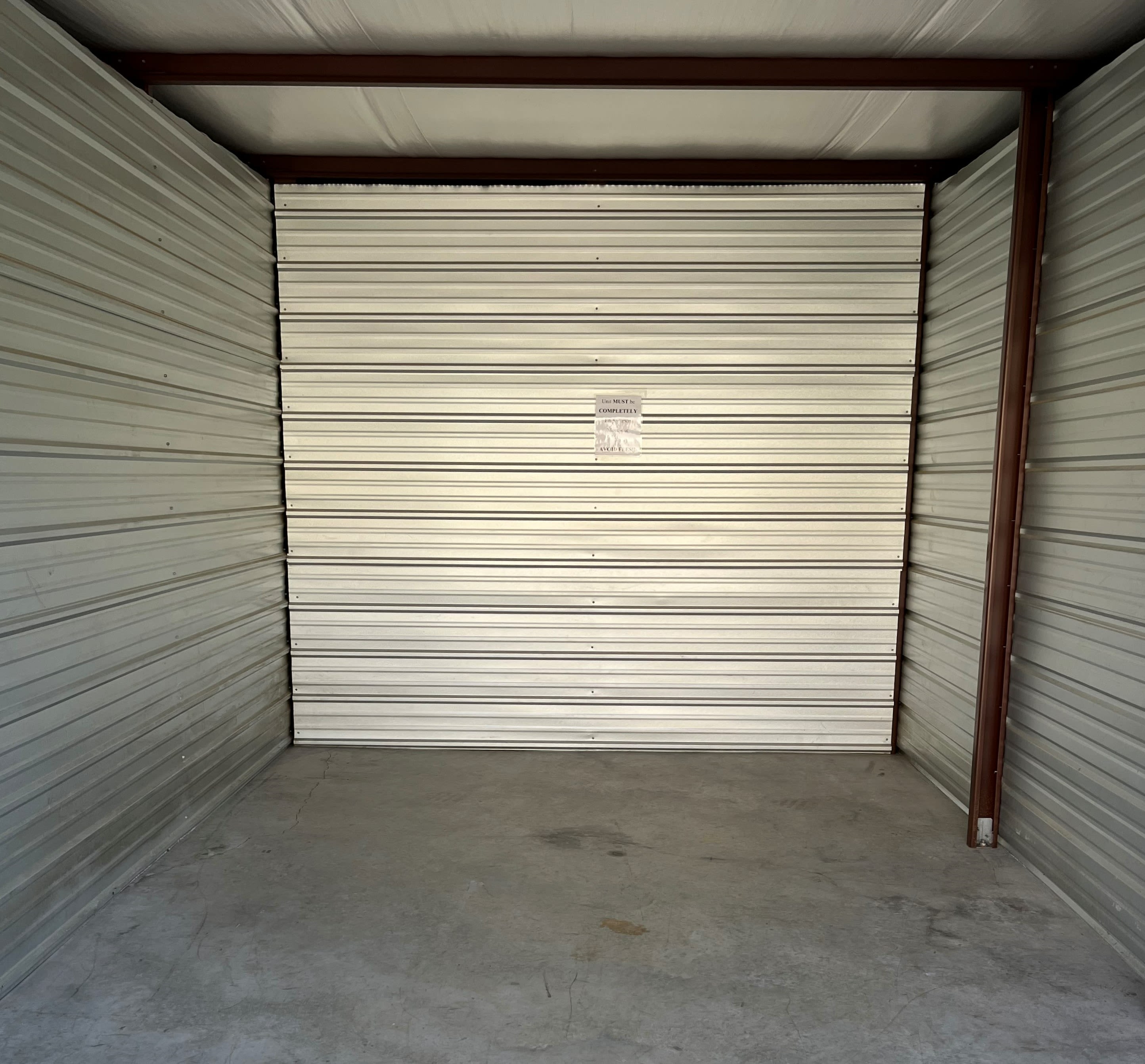 A storage unit at KO Storage in Paragould, Arkansas
