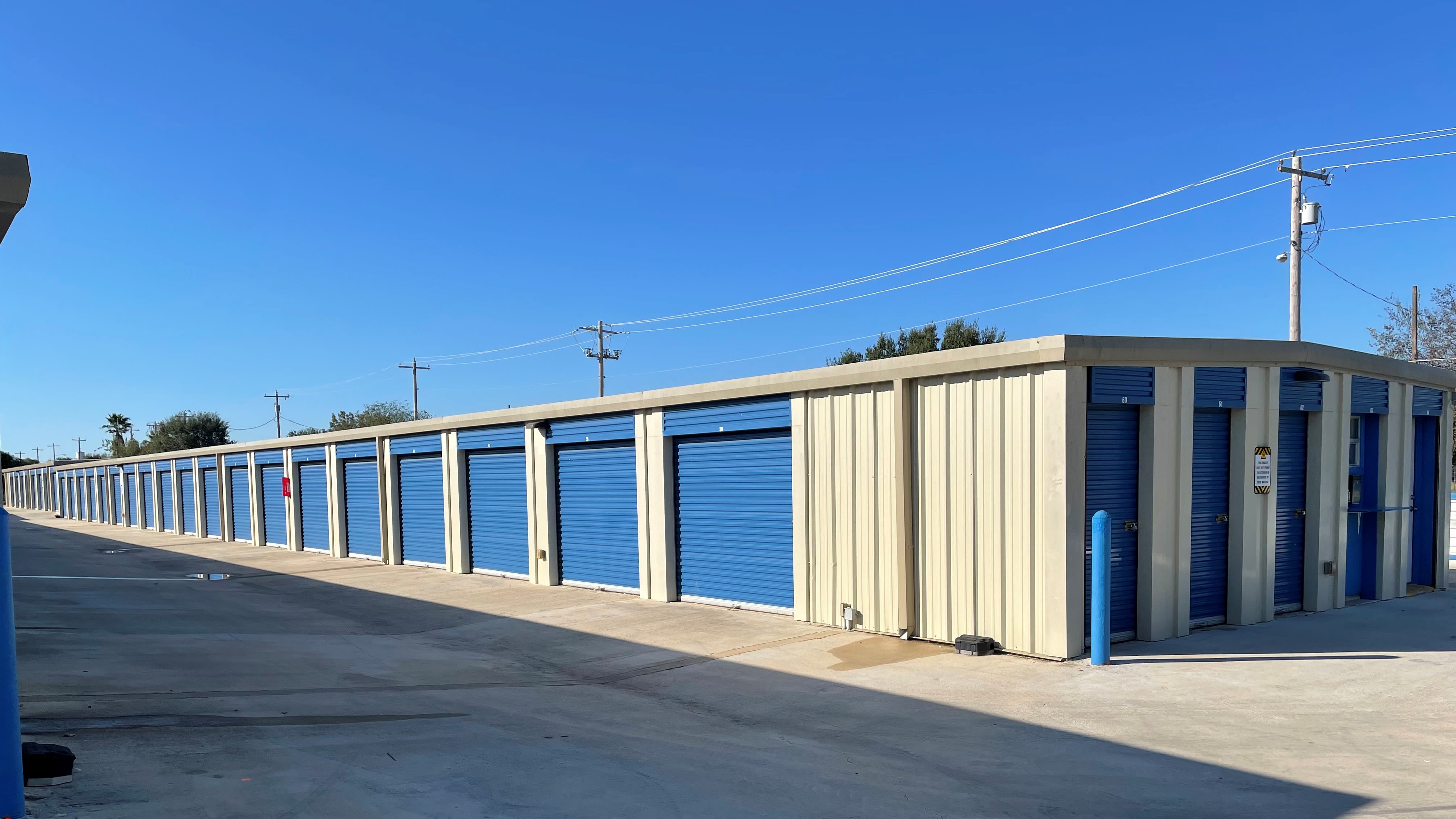 Features at KO Storage in Pearsall, Texas