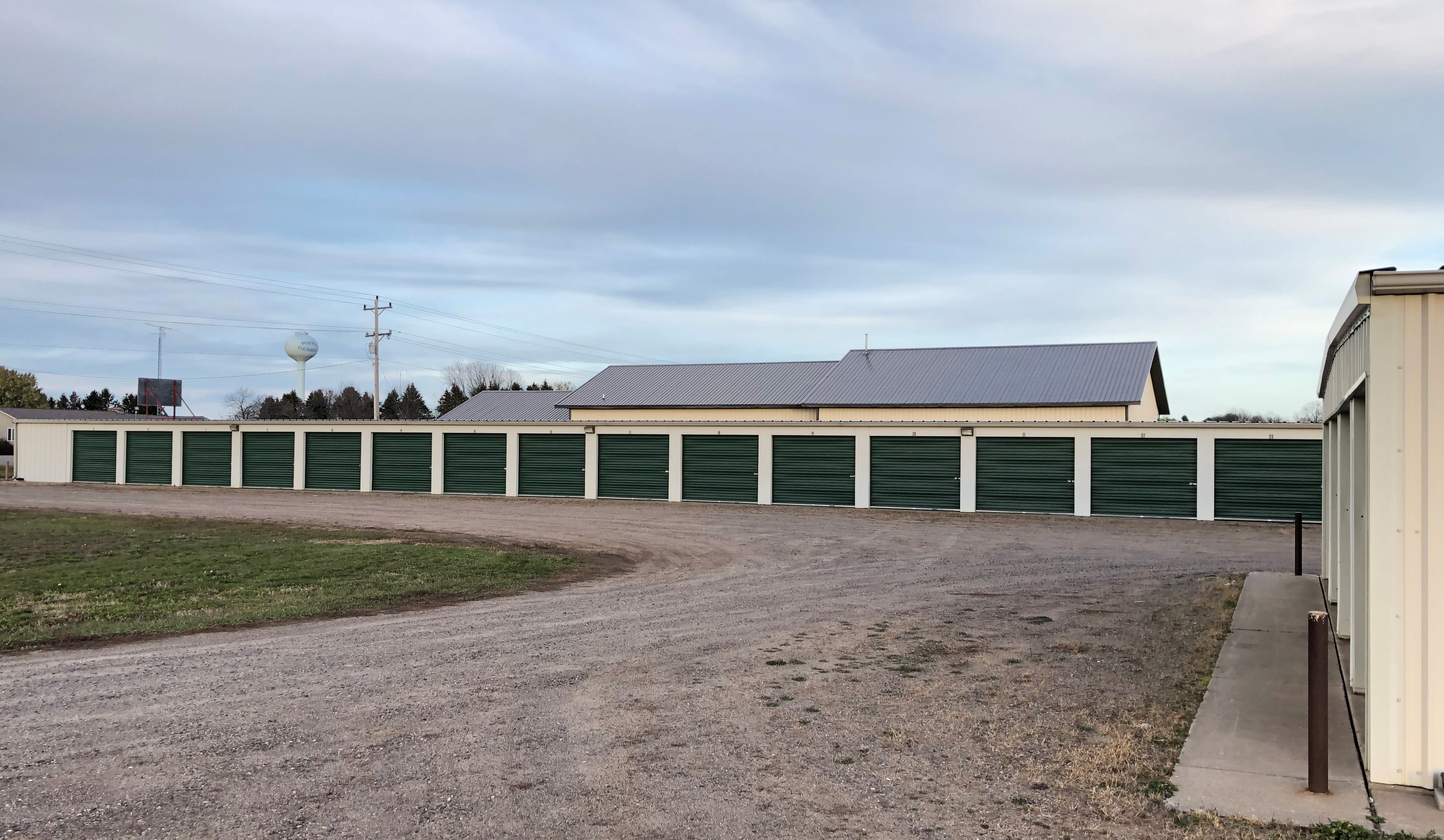 Exterior of outdoor units at KO Storage of Pierz in Pierz, Minnesota