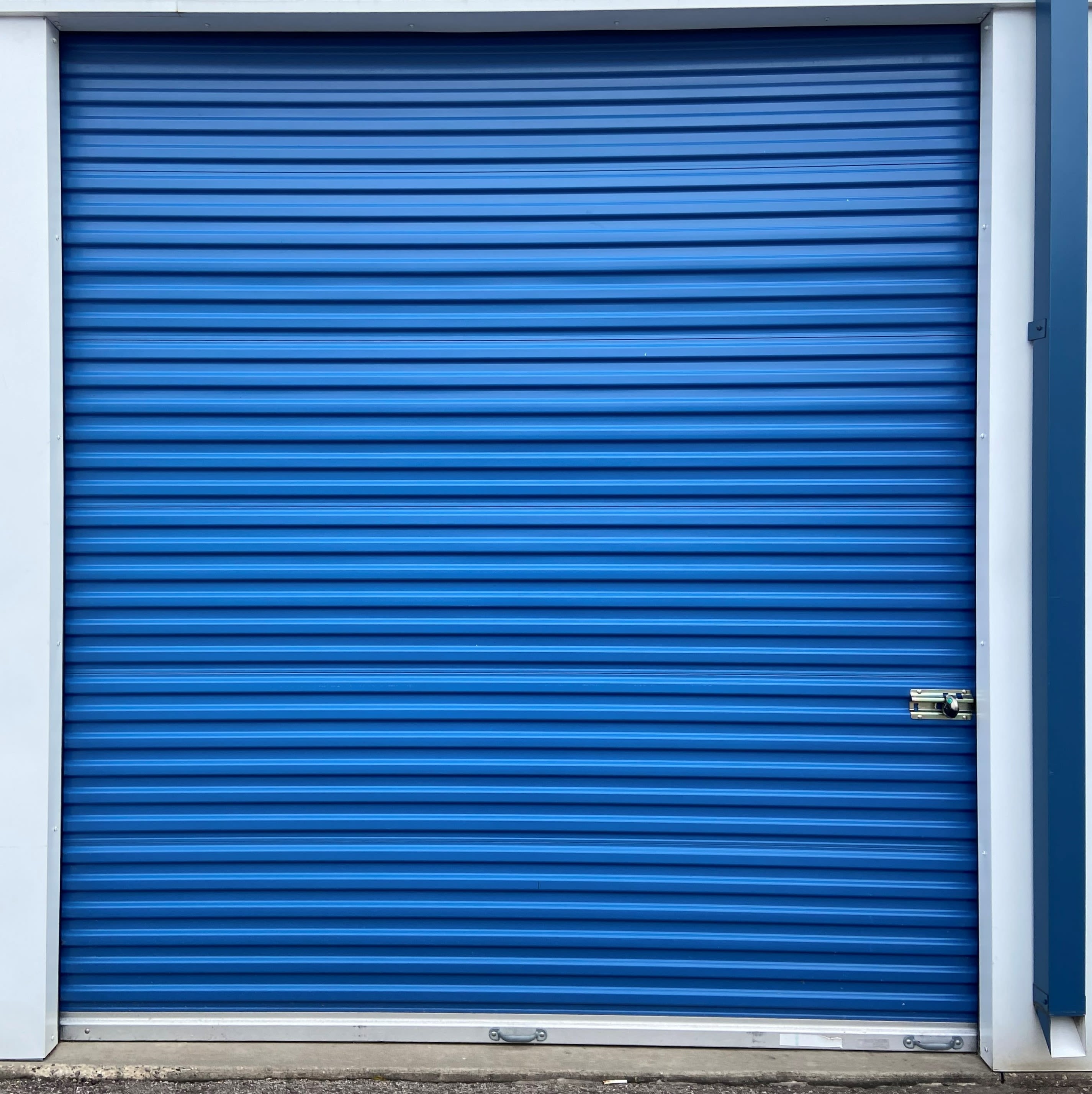 A storage unit door at KO Storage in Wisconsin Dells, Wisconsin