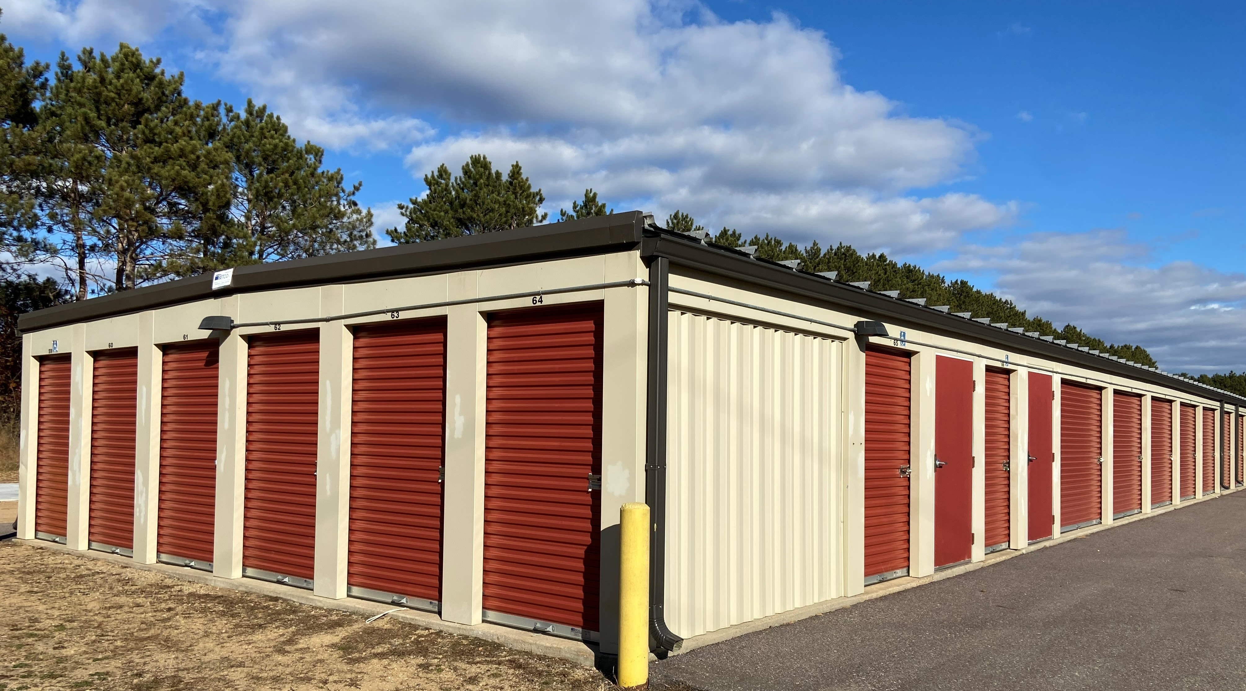 Unit sizes and prices at KO Storage in Wisconsin Dells, Wisconsin