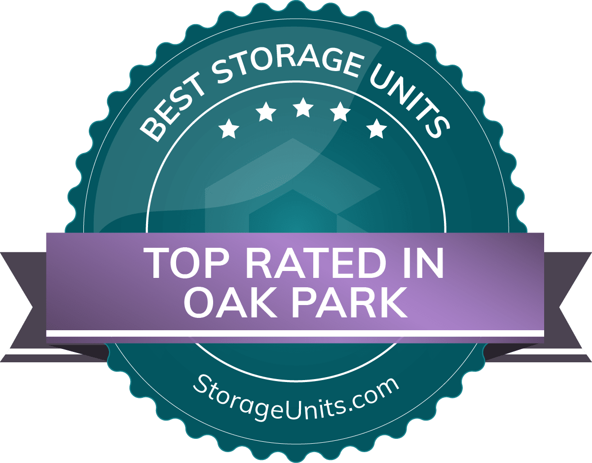 Badge for Best, Top-Rated storage units in Oak Park