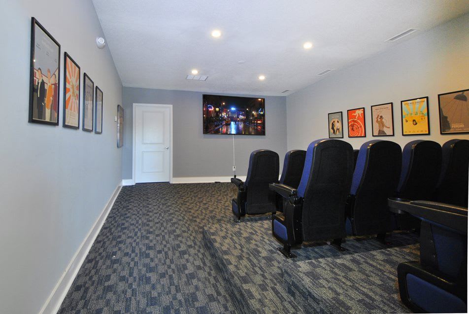 Theater room at Crossings at Canton in Canton, Michigan