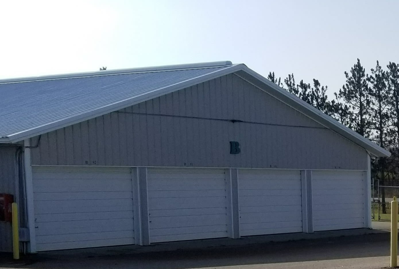 The fully fenced perimeter and storage units at KO Storage in Buffalo, Minnesota