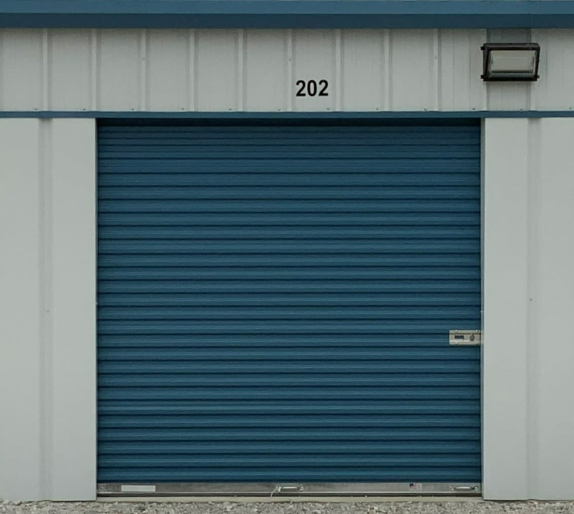 A storage unit at KO Storage in Azle, Texas