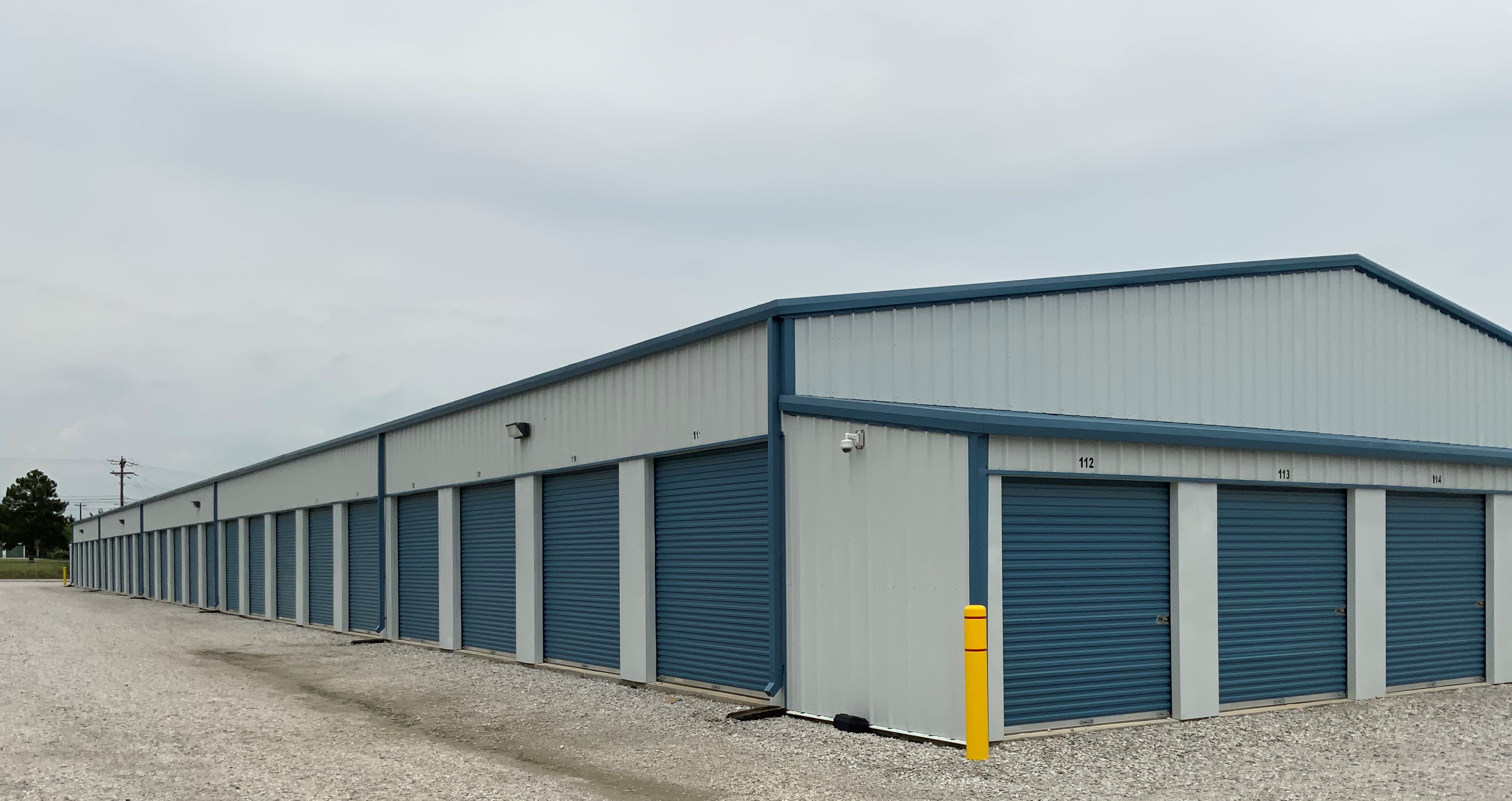 Exterior of outdoor units at KO Storage in Azle, Texas