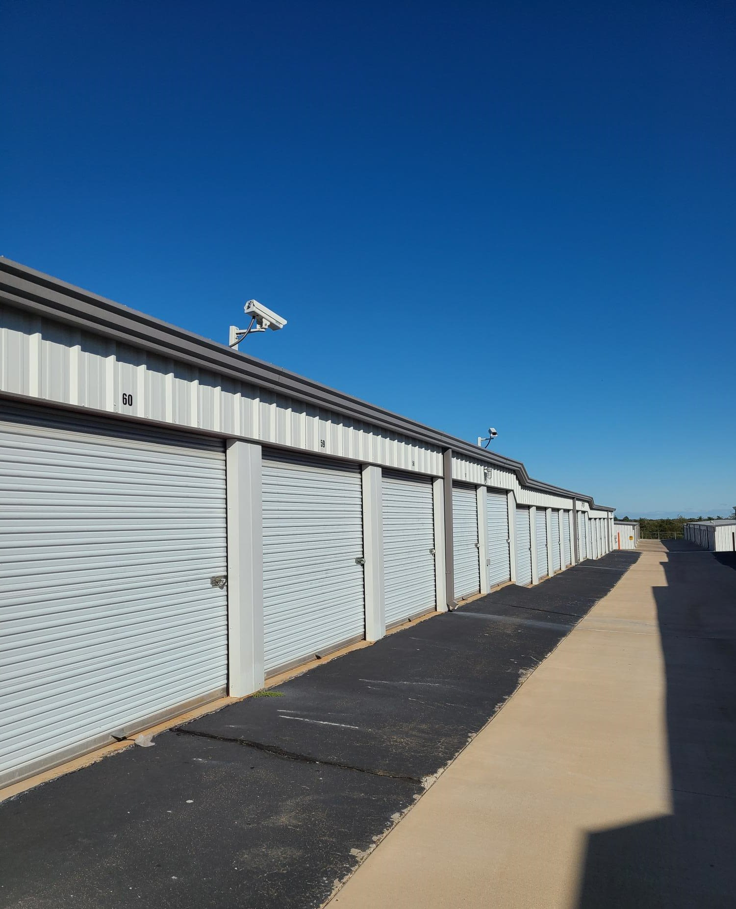 Unit size guide from KO Storage in Harrah, Oklahoma