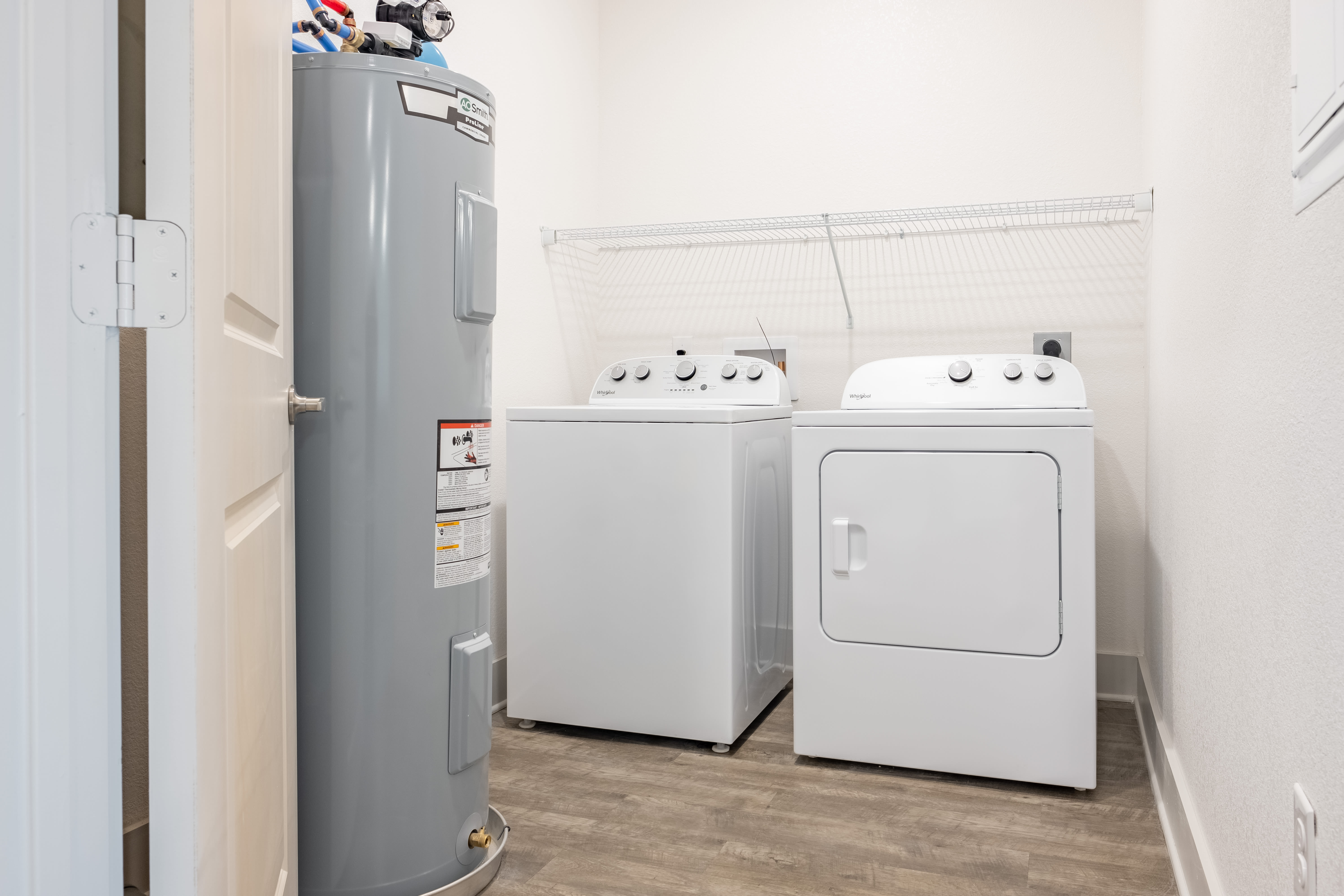 Washer and dryer in  apartments at Fountainhead in Jacksonville, Florida