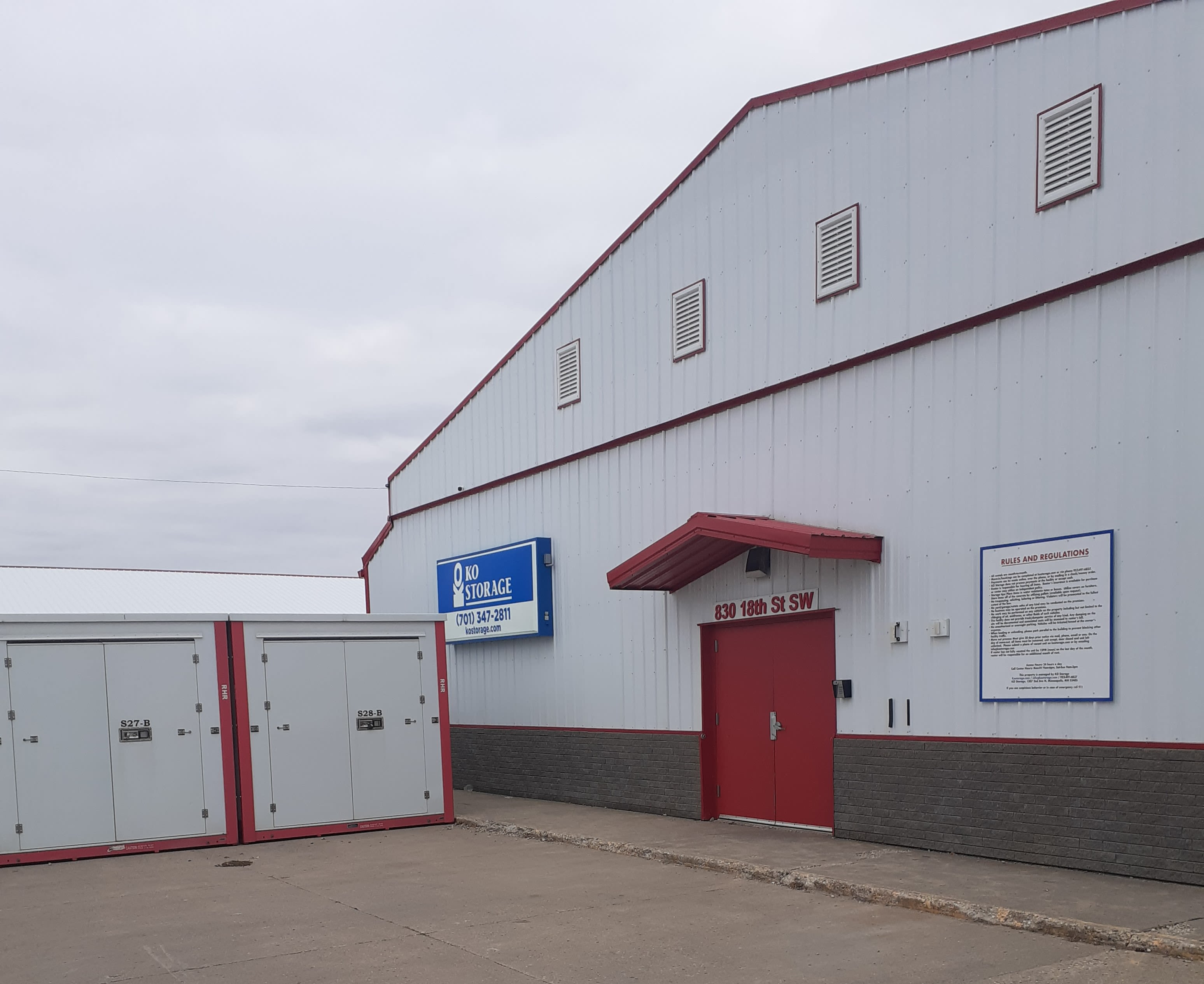 View our list of features at KO Storage in Jamestown, North Dakota