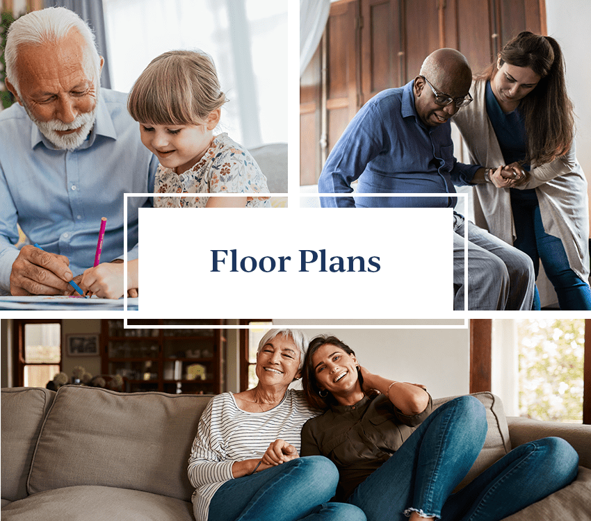 Floor Plans at Windsor Estates Assisted Living in New Middletown, Ohio