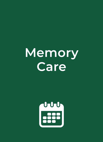 Memory care calendar at Touchmark at Fairway Village in Vancouver, Washington