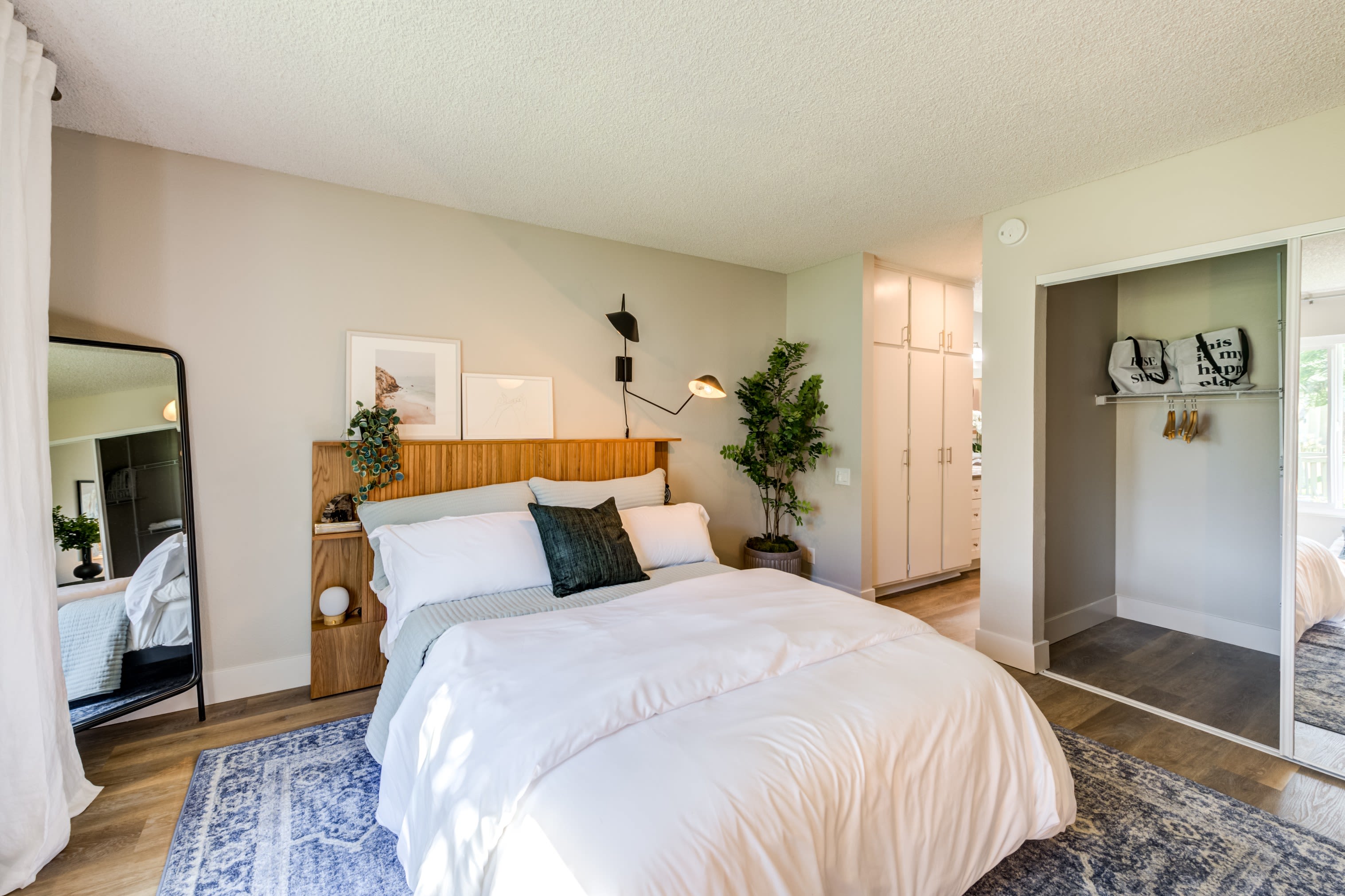 Large master bedroom at The Landing at Channel Islands in Oxnard, California