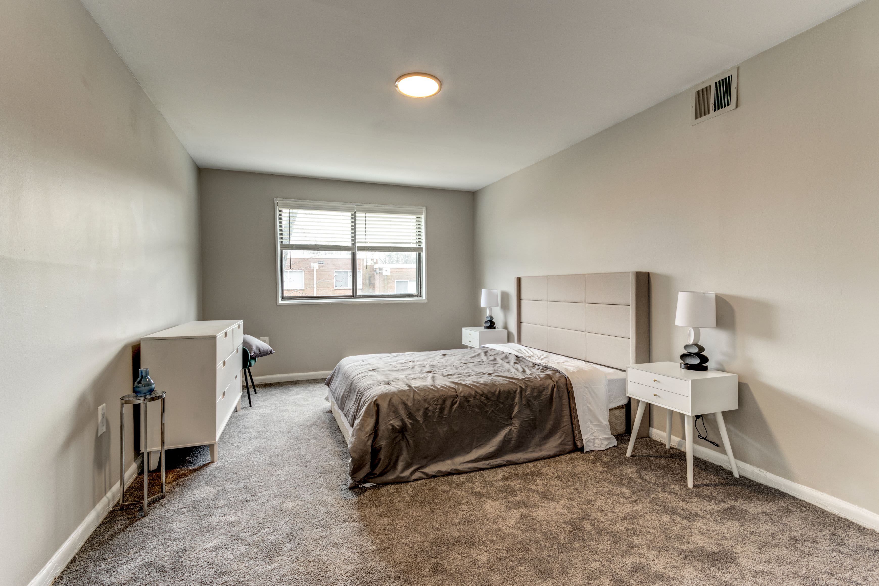 large bedroom at Flats of Forestville Apartment Homes in Forestville, Maryland